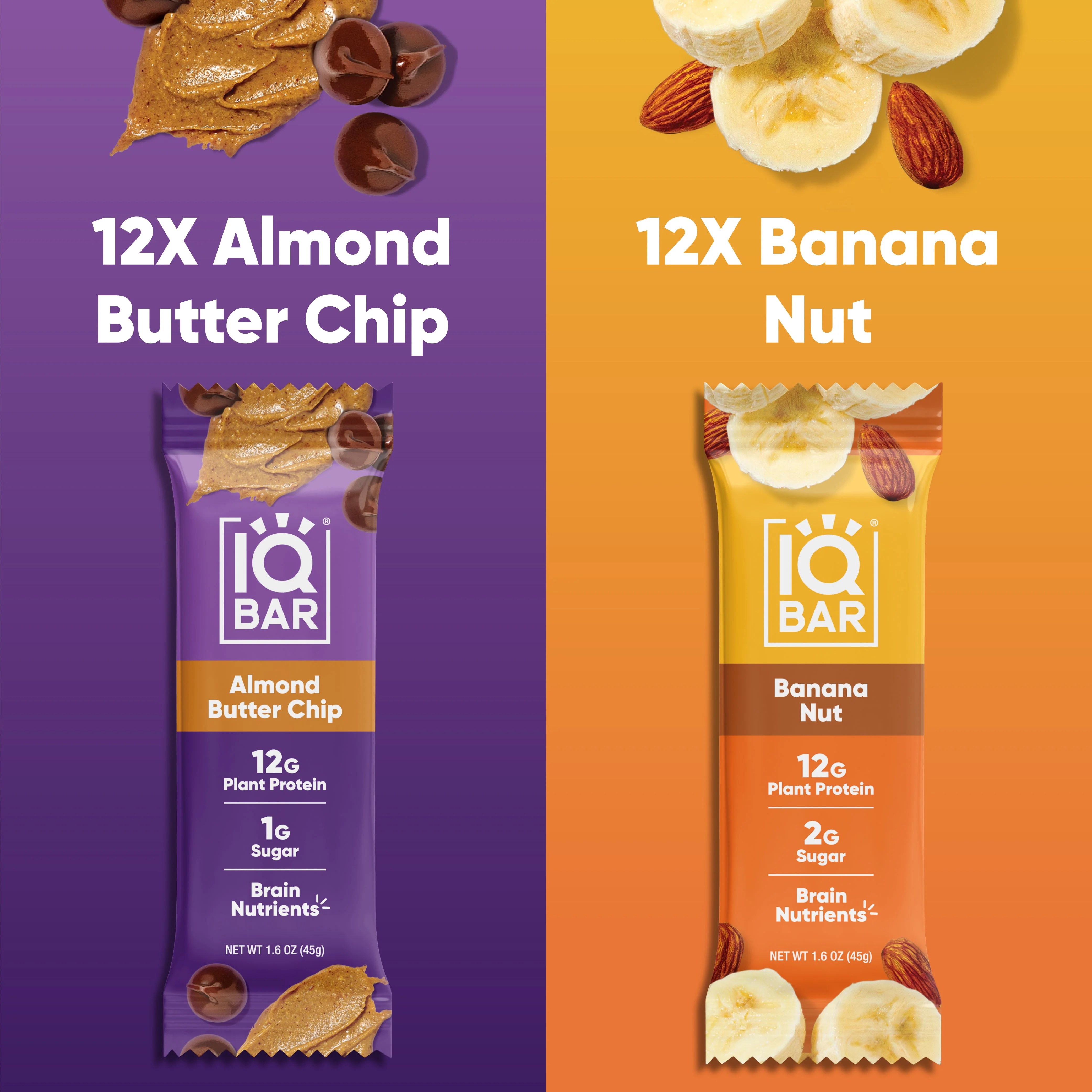 Almond Butter Chip & Banana Nut (24 Bars) - Image 2
