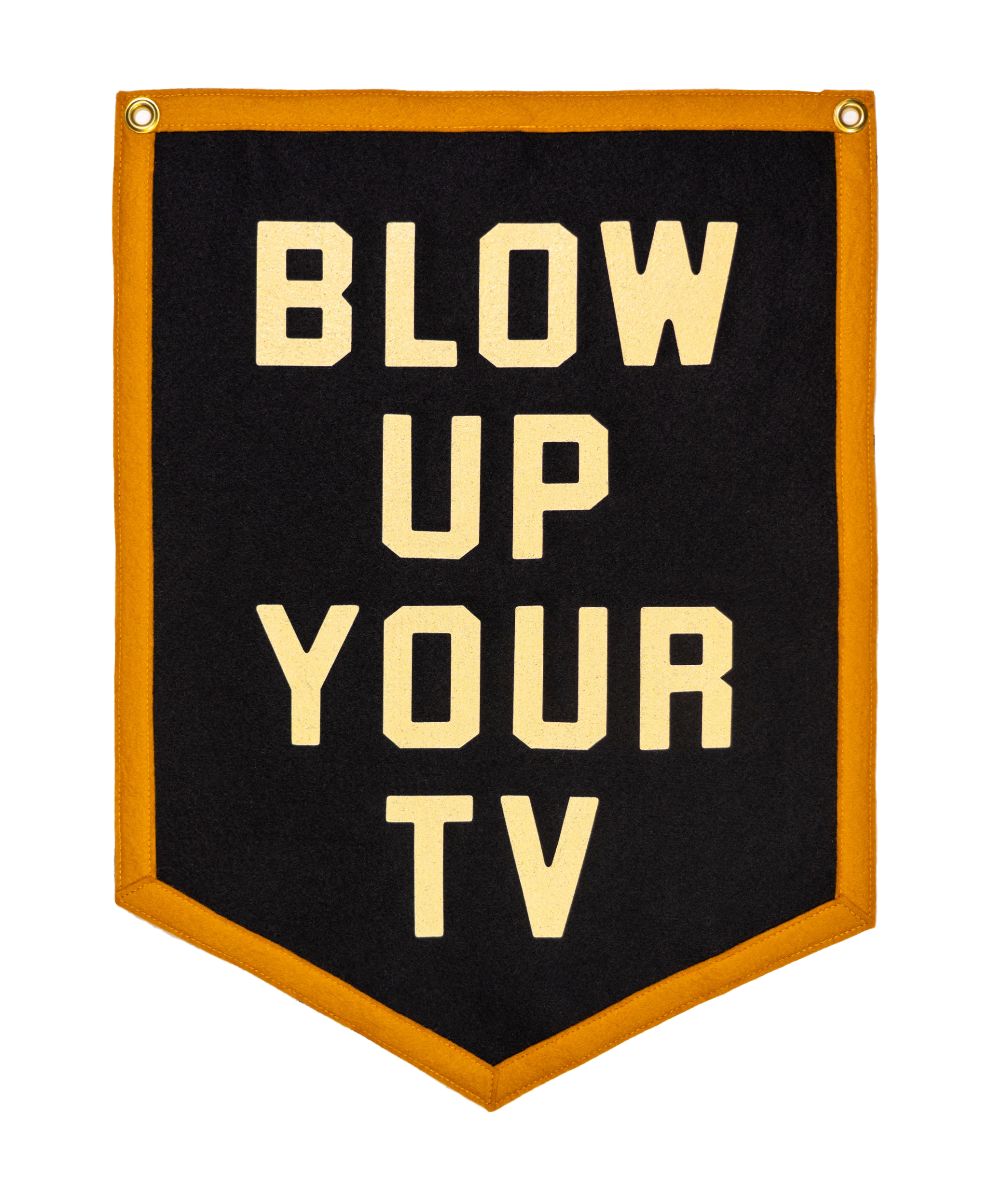 Blow Up Your TV Camp Flag • John Prine x Oxford Pennant