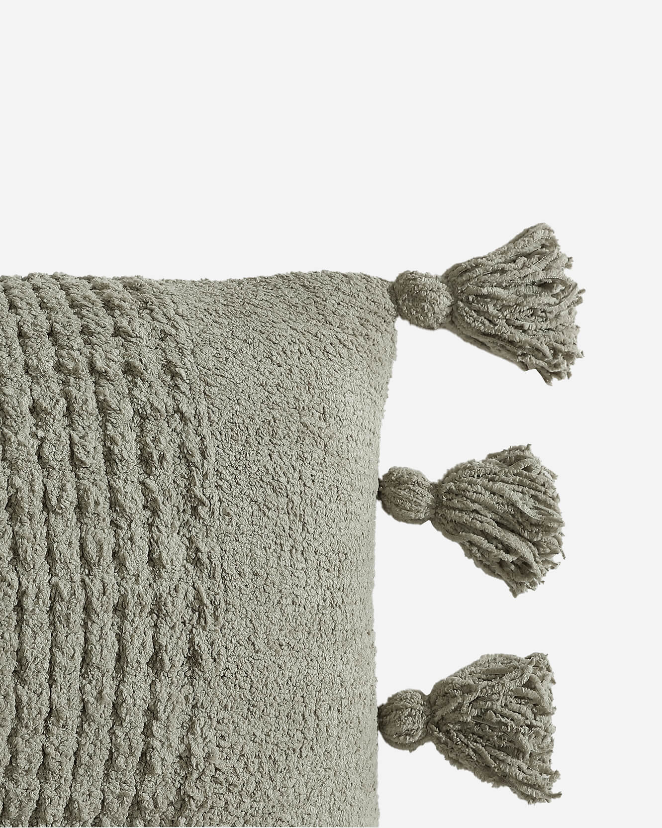 Braided Pom Pom Lumbar Pillow - Image 11