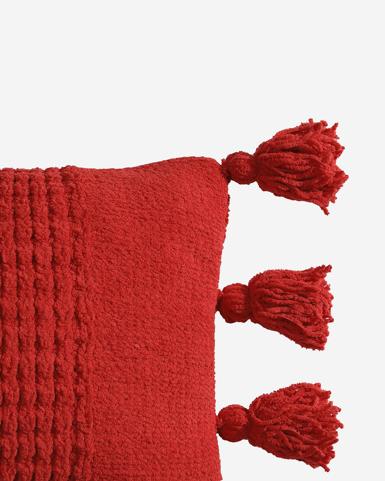 Braided Pom Pom Lumbar Pillow - Image 2