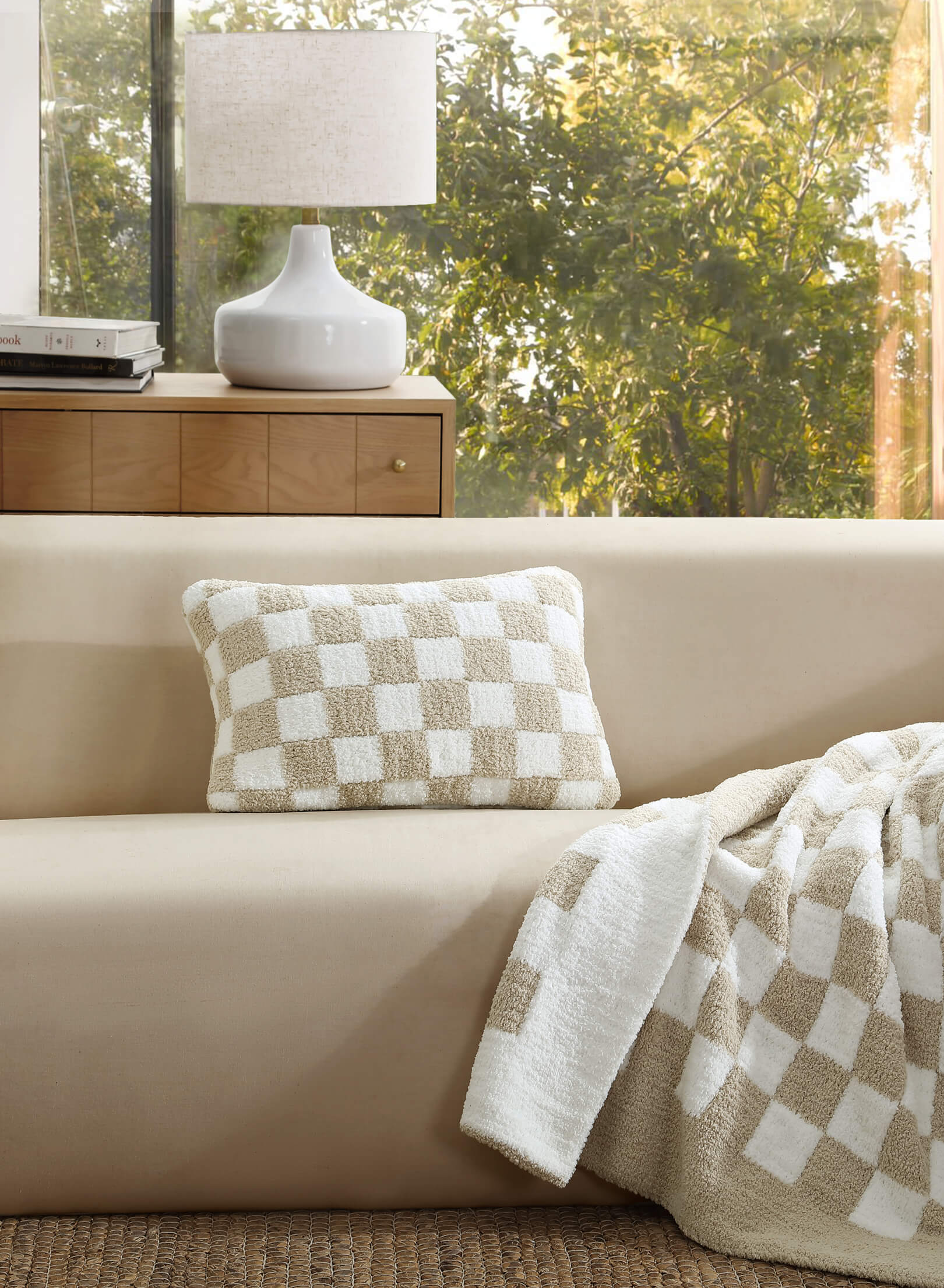 Checkerboard Mini Pillow - Image 3