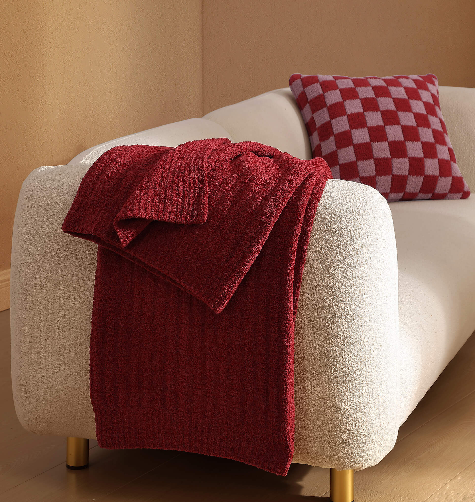 Checkerboard Throw Pillow - Image 20