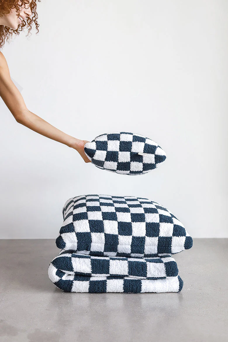 Checkerboard Throw Pillow - Image 26