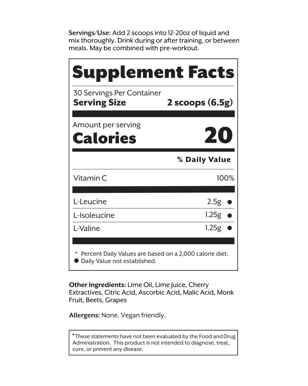 Cherry Lime BCAA Powder - Image 3