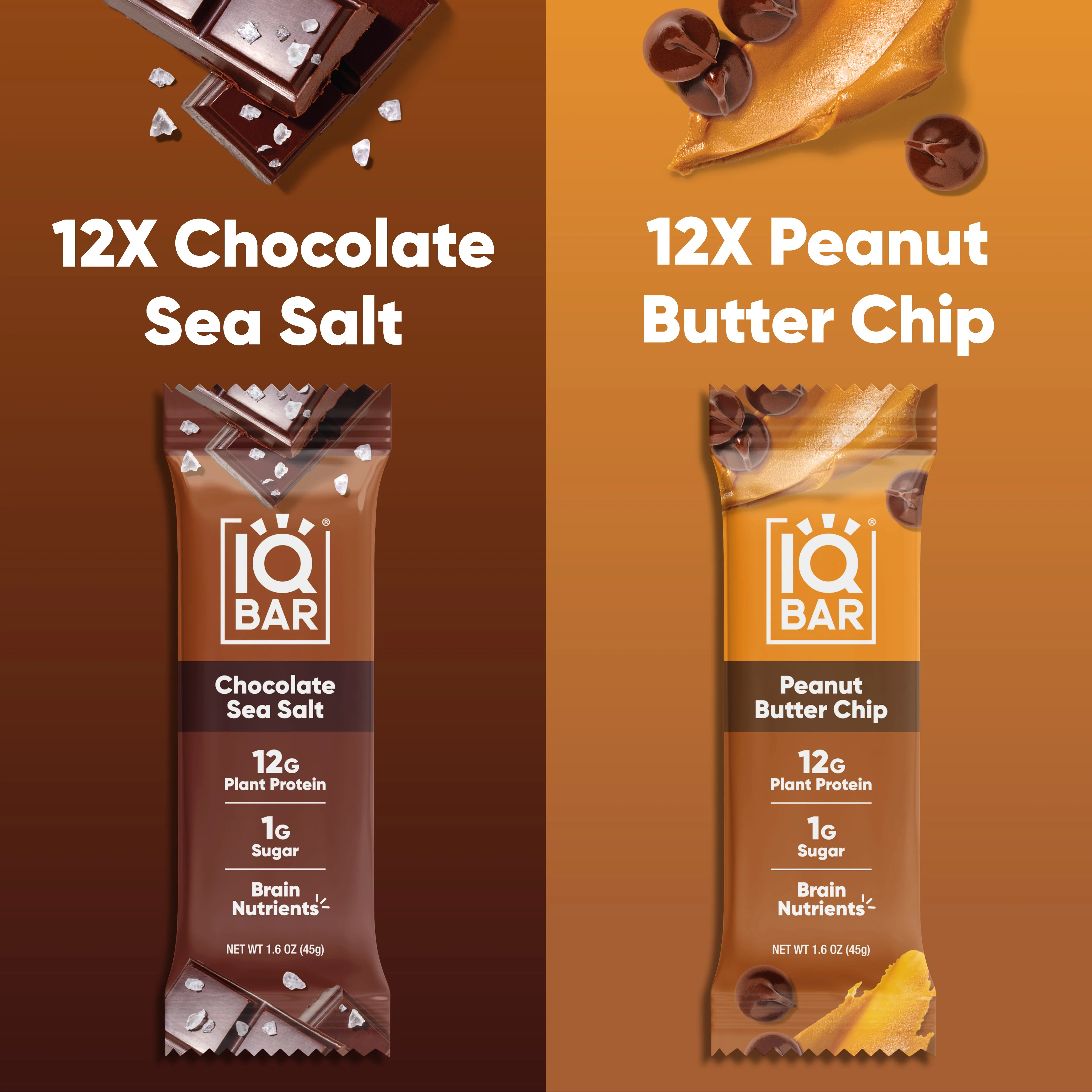 Chocolate Sea Salt & Peanut Butter Chip (24 Bars) - Image 2