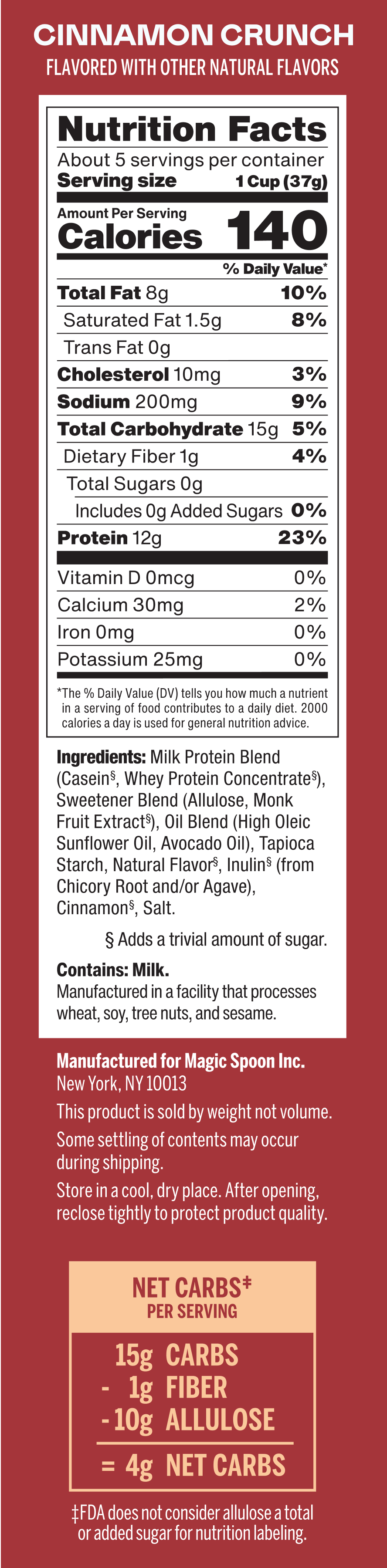 Cinnamon Crunch - 1 case (4 boxes) - Image 11