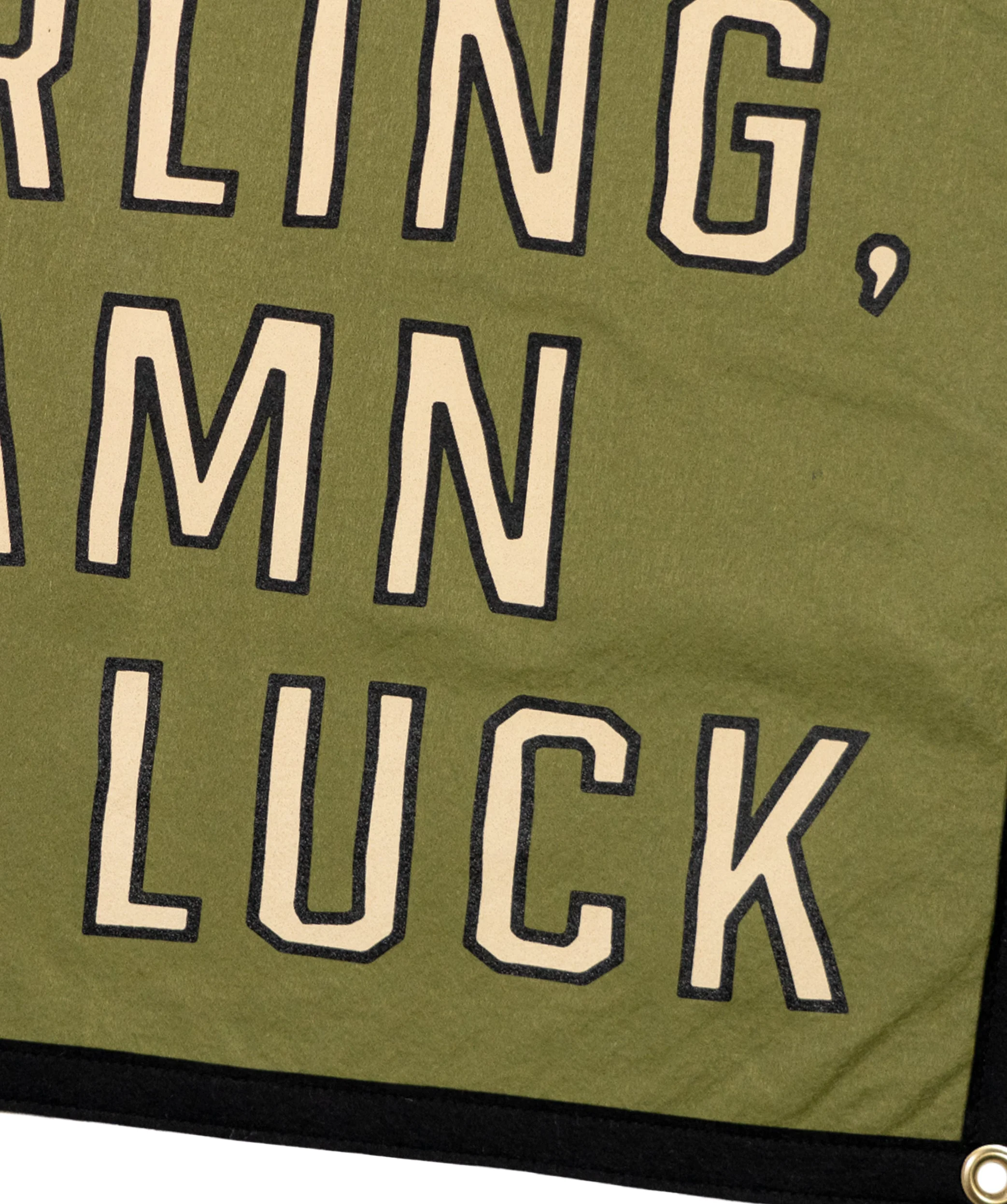 Darling, Damn The Luck Camp Flag • John Moreland x Oxford Pennant - Image 4