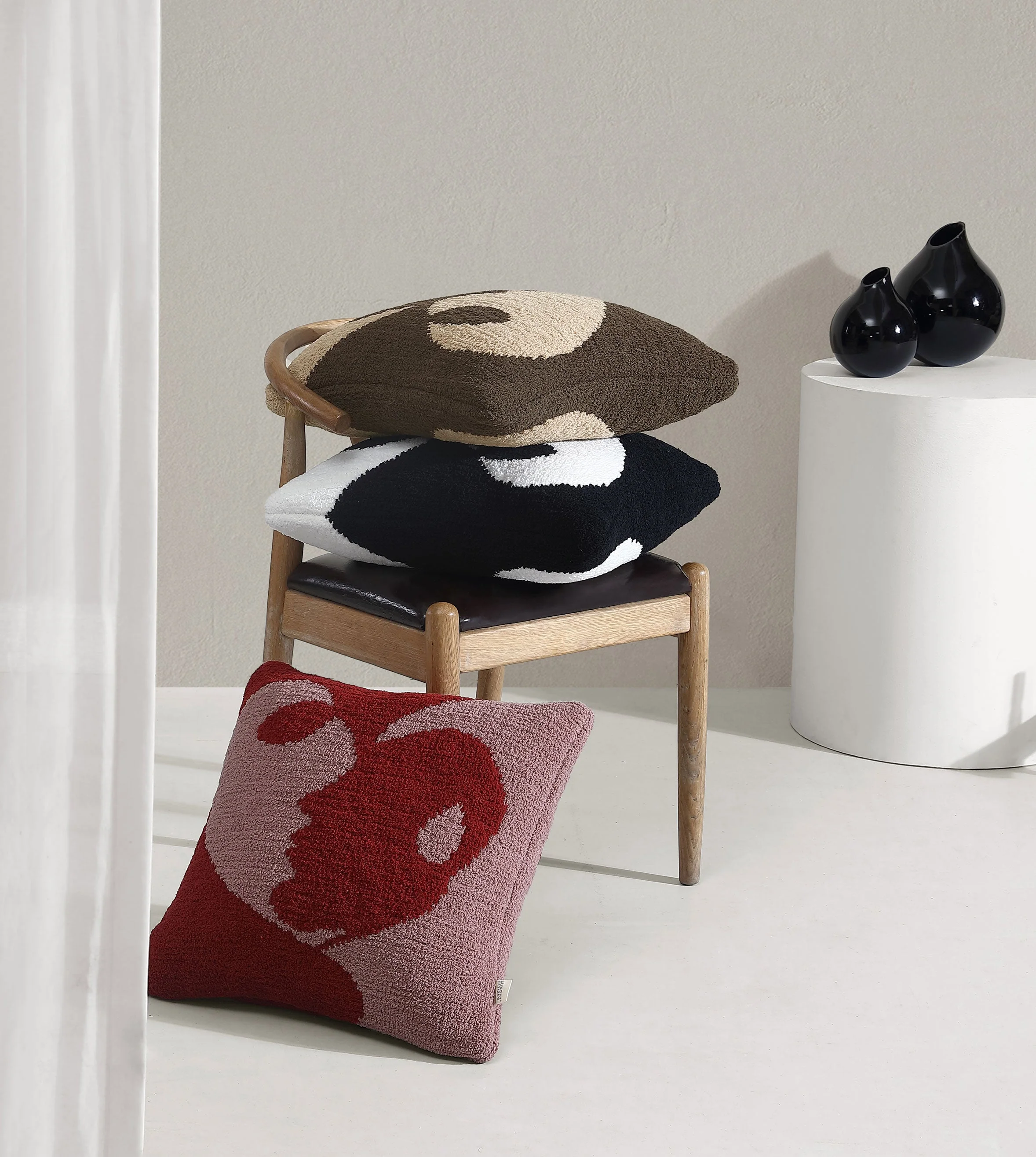 Faces II Throw Pillow | Last Chance - Image 6