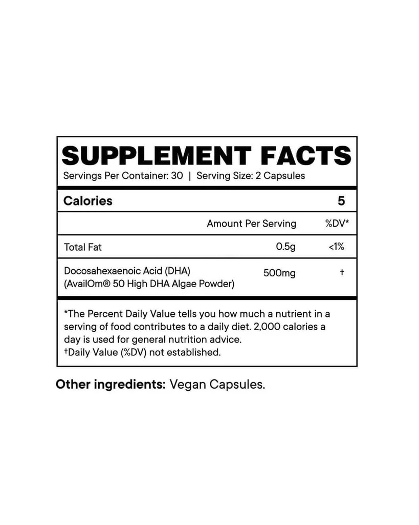 Head and Heart: DHA Omega-3 Capsules - Image 3