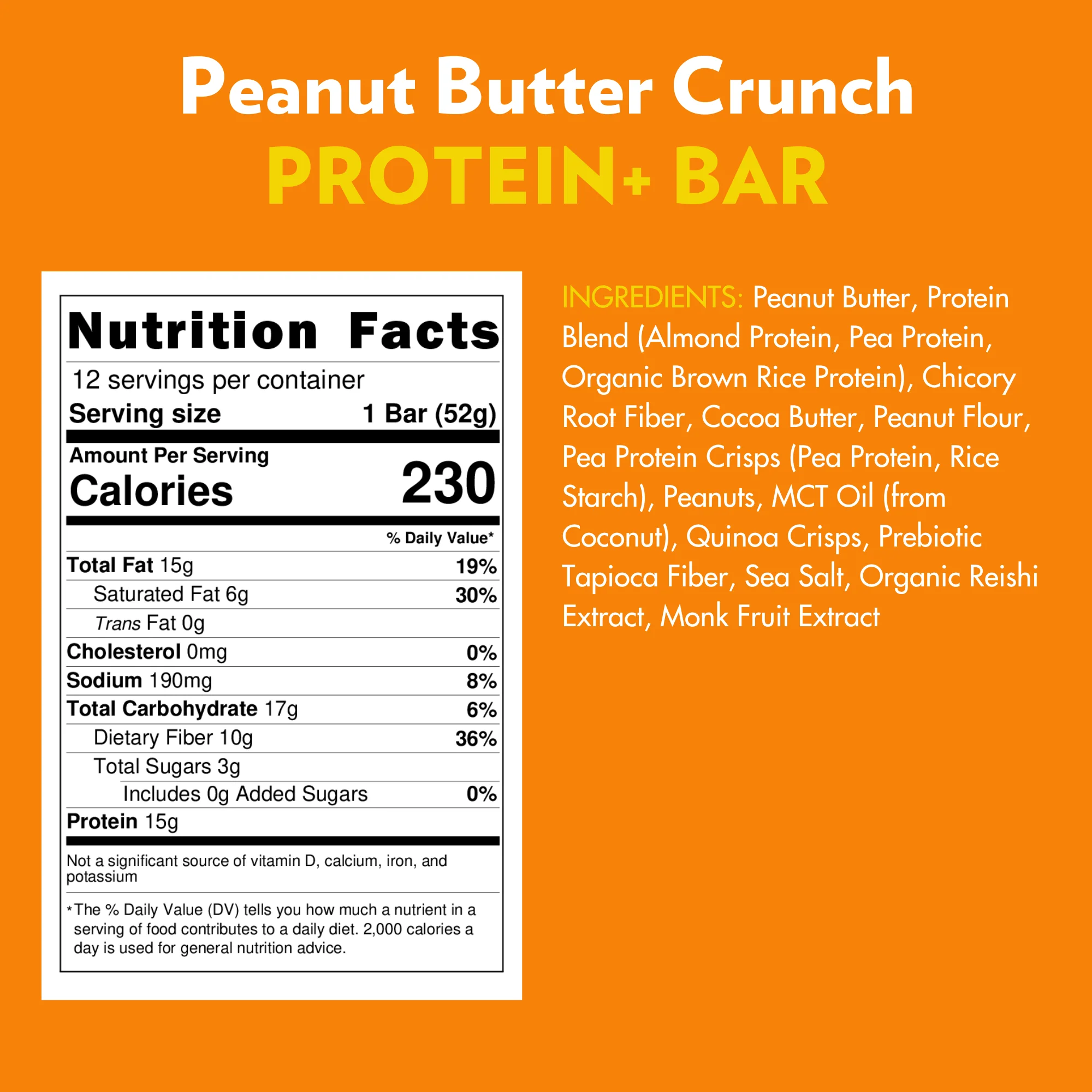 High Protein Peanut Butter Crunch PROTEIN+ (12 Count) - Image 4