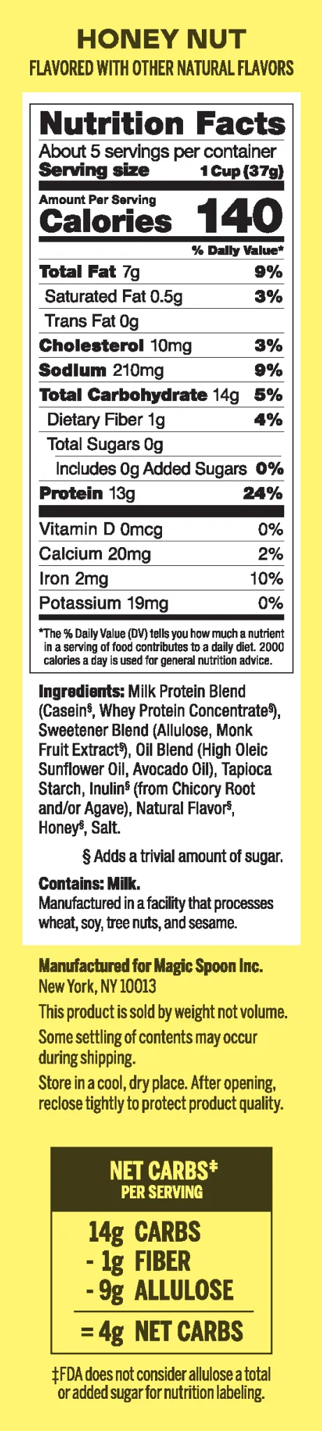 Honey Nut - 1 case (4 boxes) - Image 5