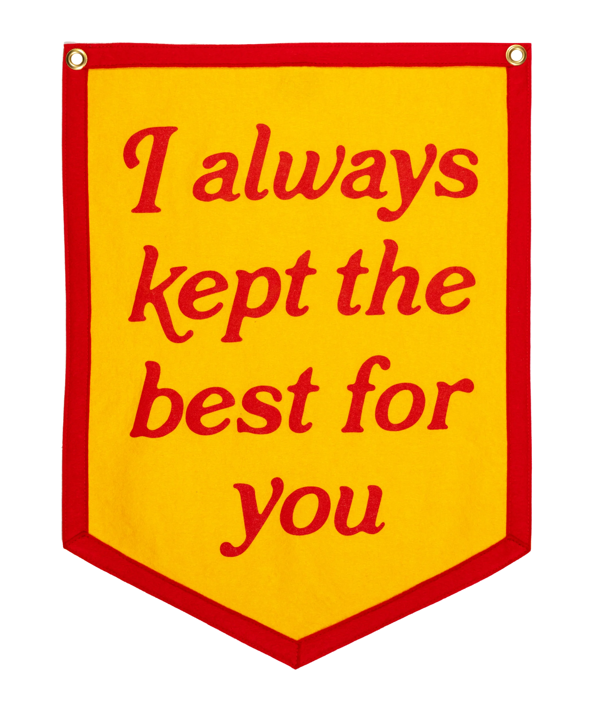 I Always Kept The Best For You Camp Flag • Turnpike Troubadours x Oxford Pennant