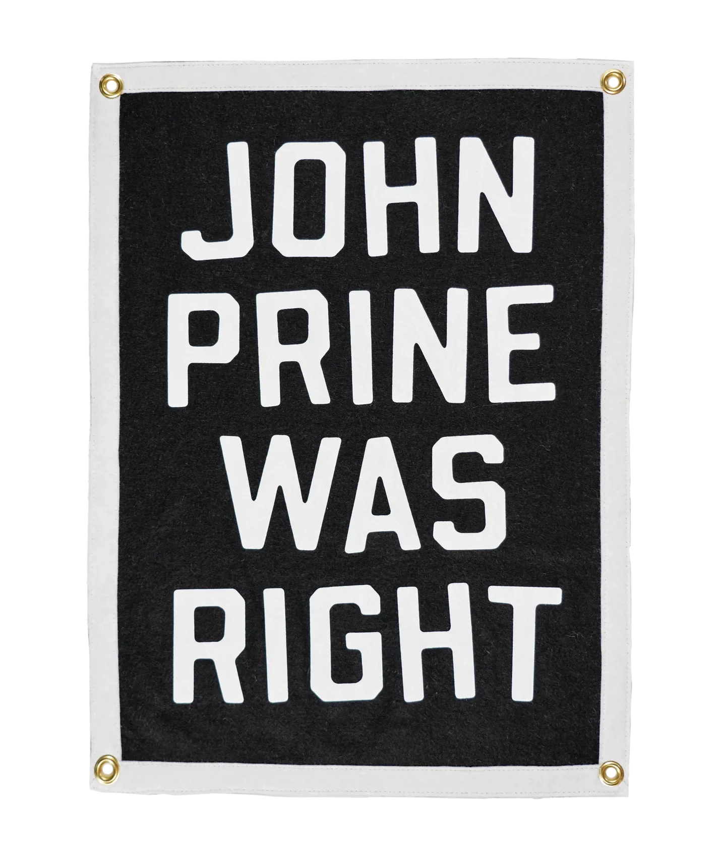 John Prine Was Right Camp Flag • John Prine x Oxford Pennant