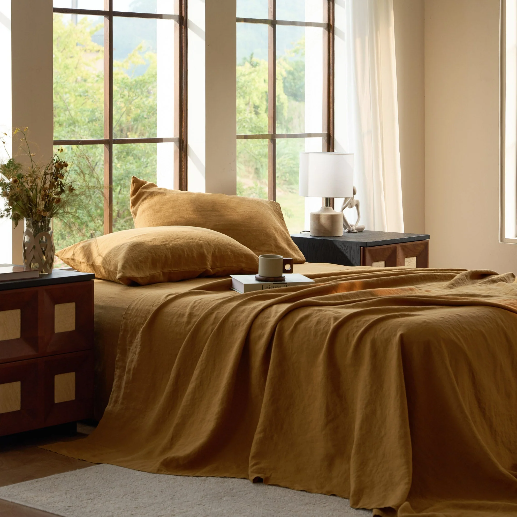 LuxeWeave Linen Flat Sheet - Image 17