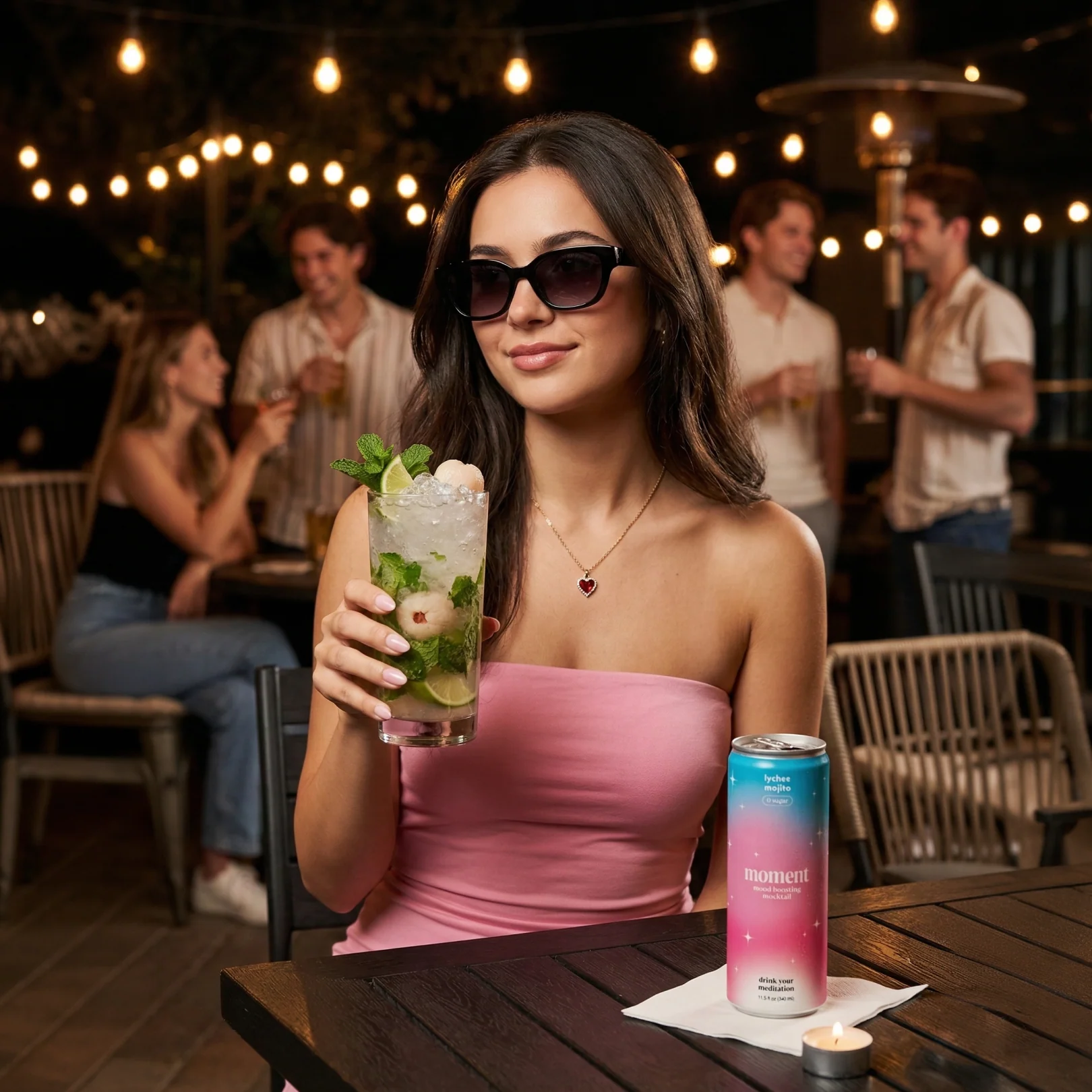 lychee mojito (sparkling mocktail | 12 pack) - Image 3