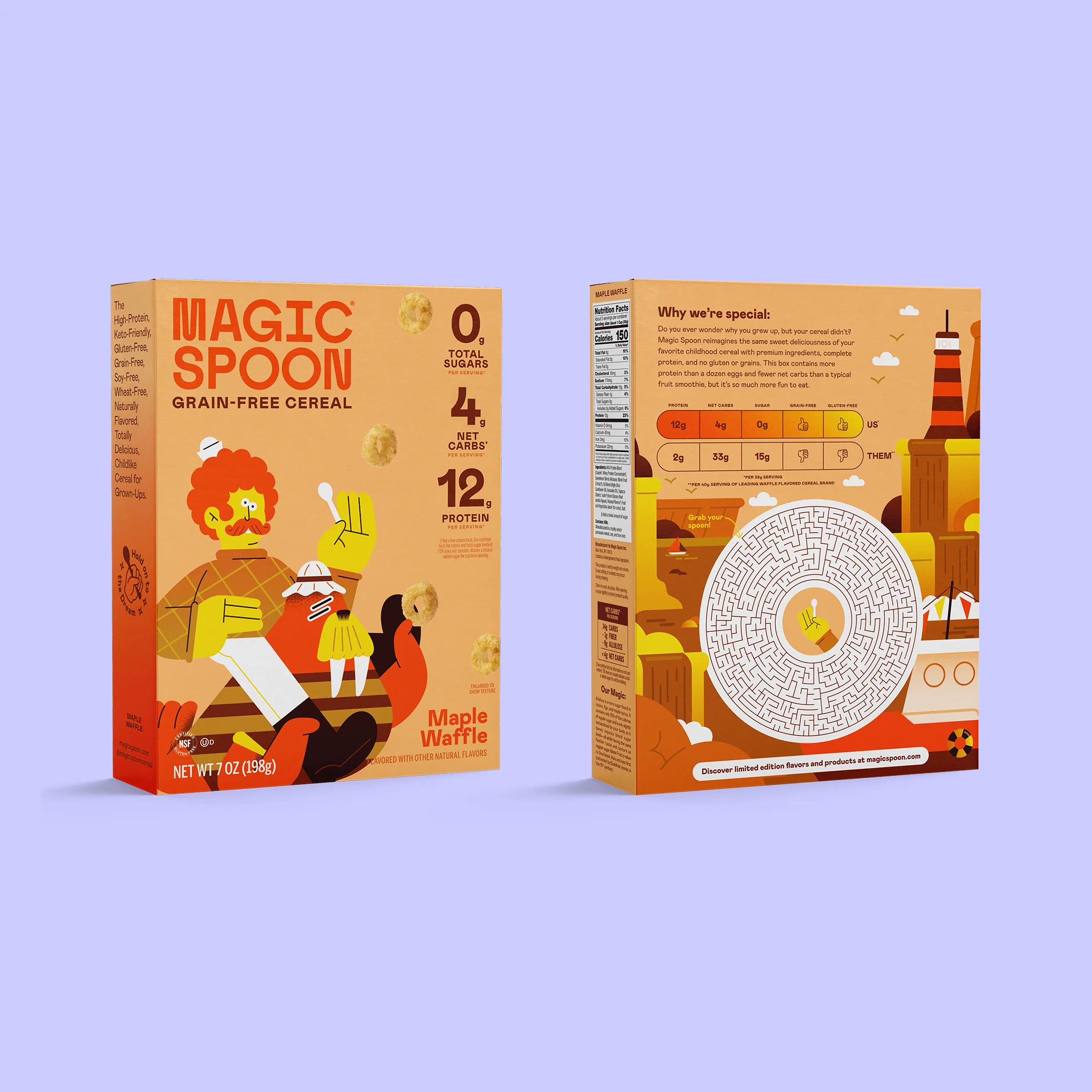 Maple Waffle - 1 case (4 boxes) - Image 3