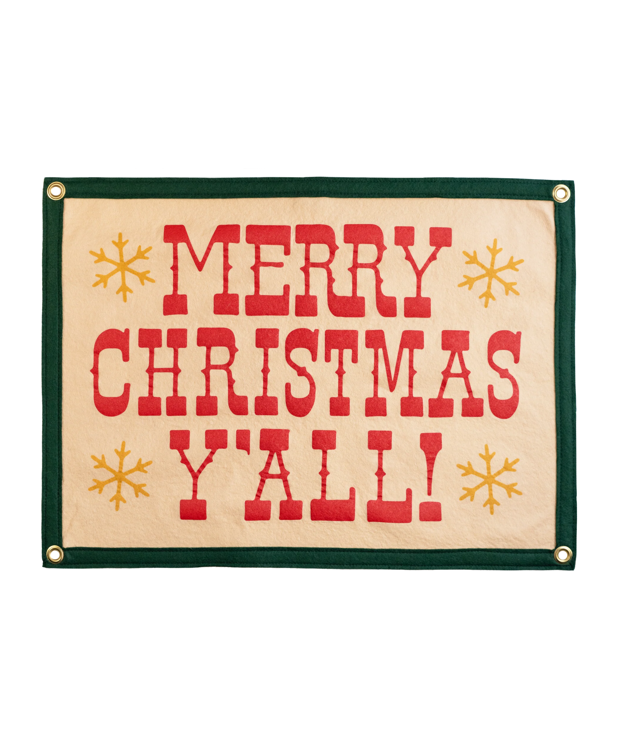 Merry Christmas Y'all! Camp Flag