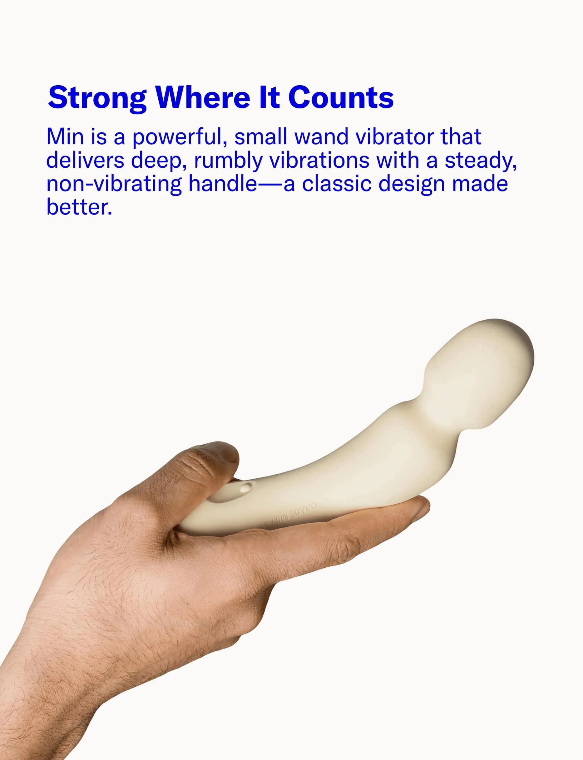 Min Mini Wand Vibrator by Dame Products - Image 4