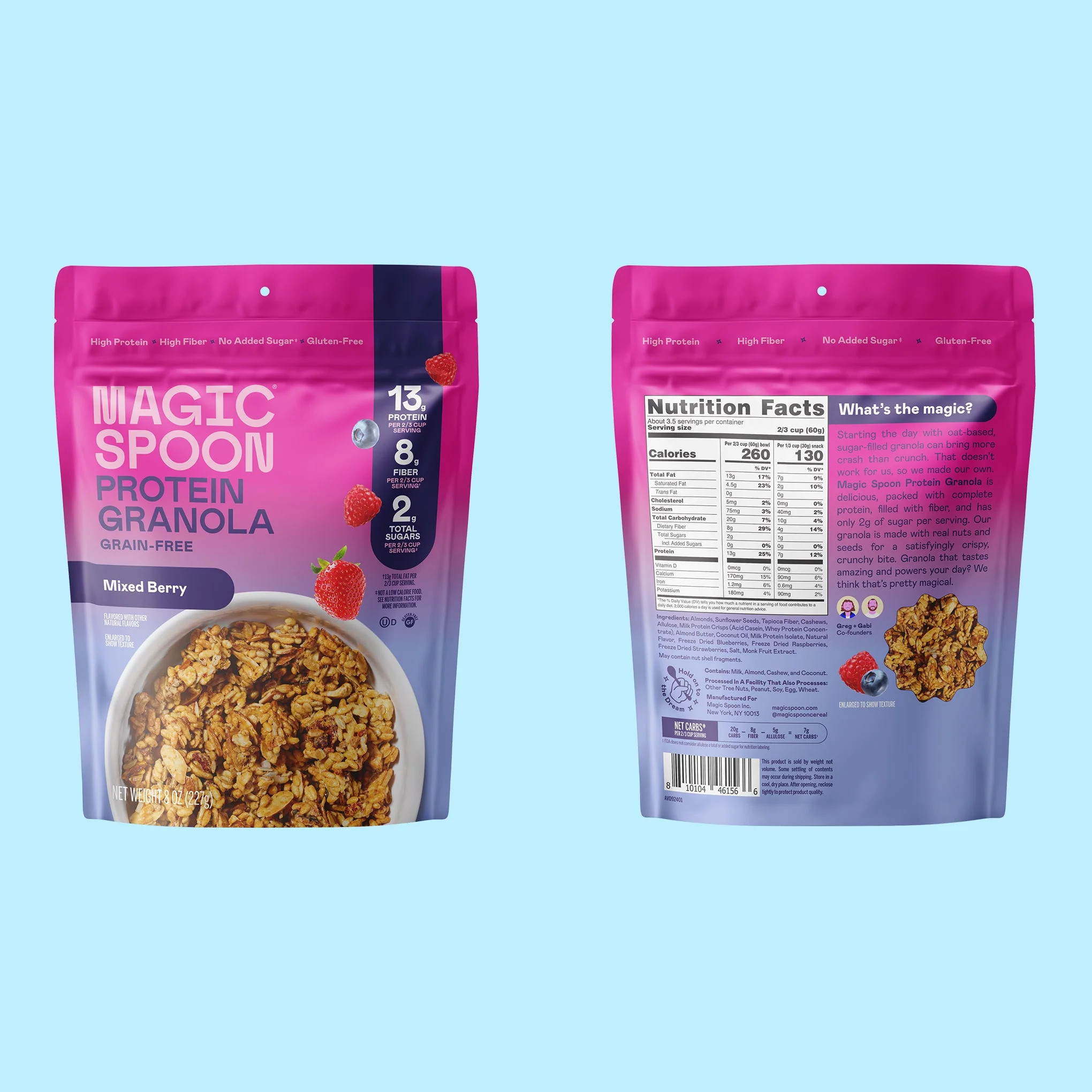 Mixed Berry - 4 Bags of Granola - Image 4
