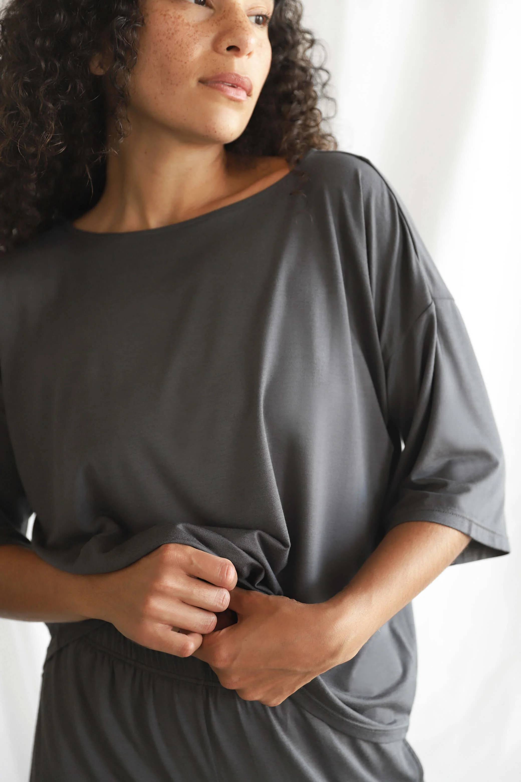 Naked Modal Boatneck Tee | Last Chance - Image 3