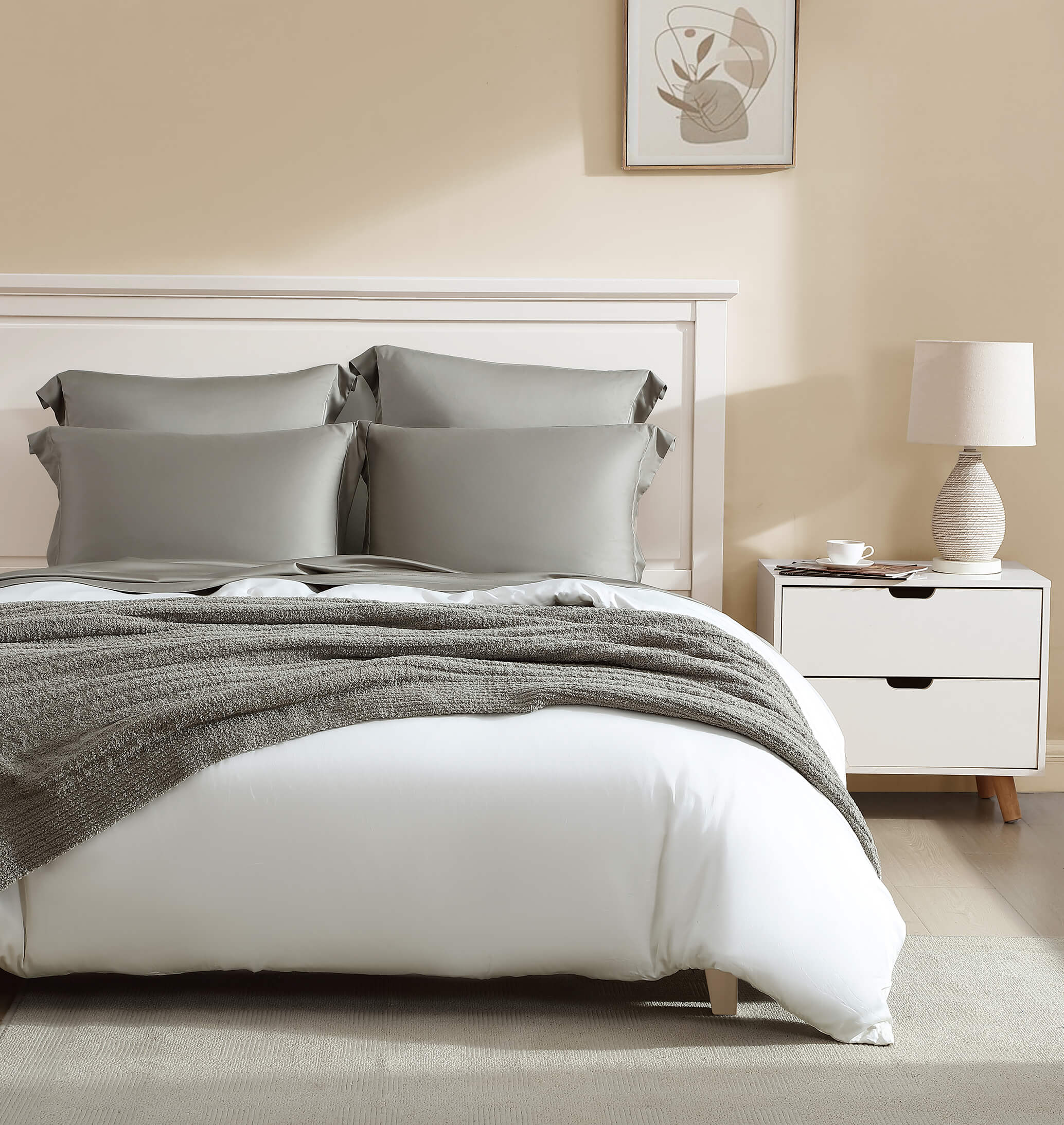 Natural Premium Bamboo Euro Sham - Image 3