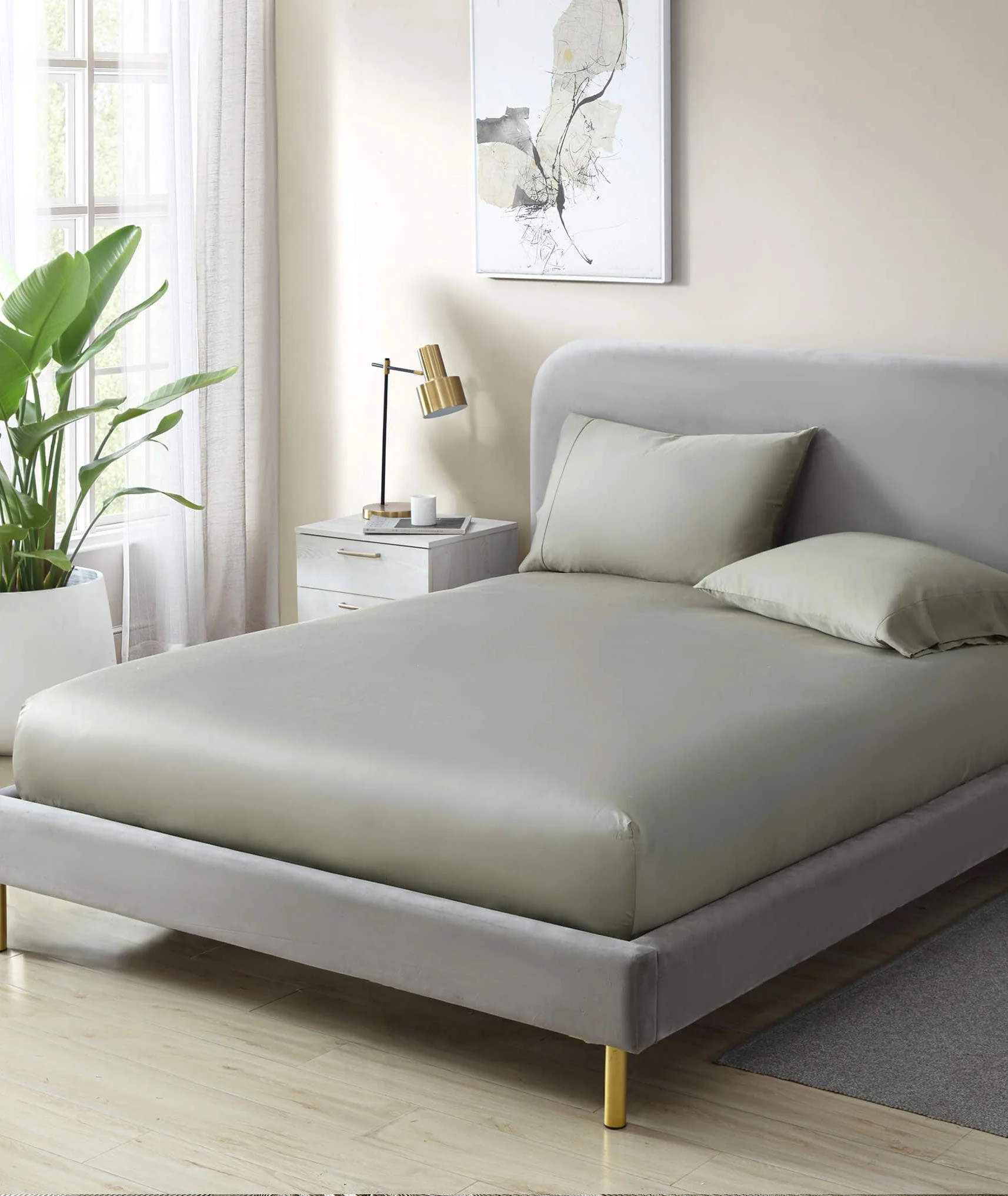 Natural Premium Bamboo Fitted Sheet - Image 22