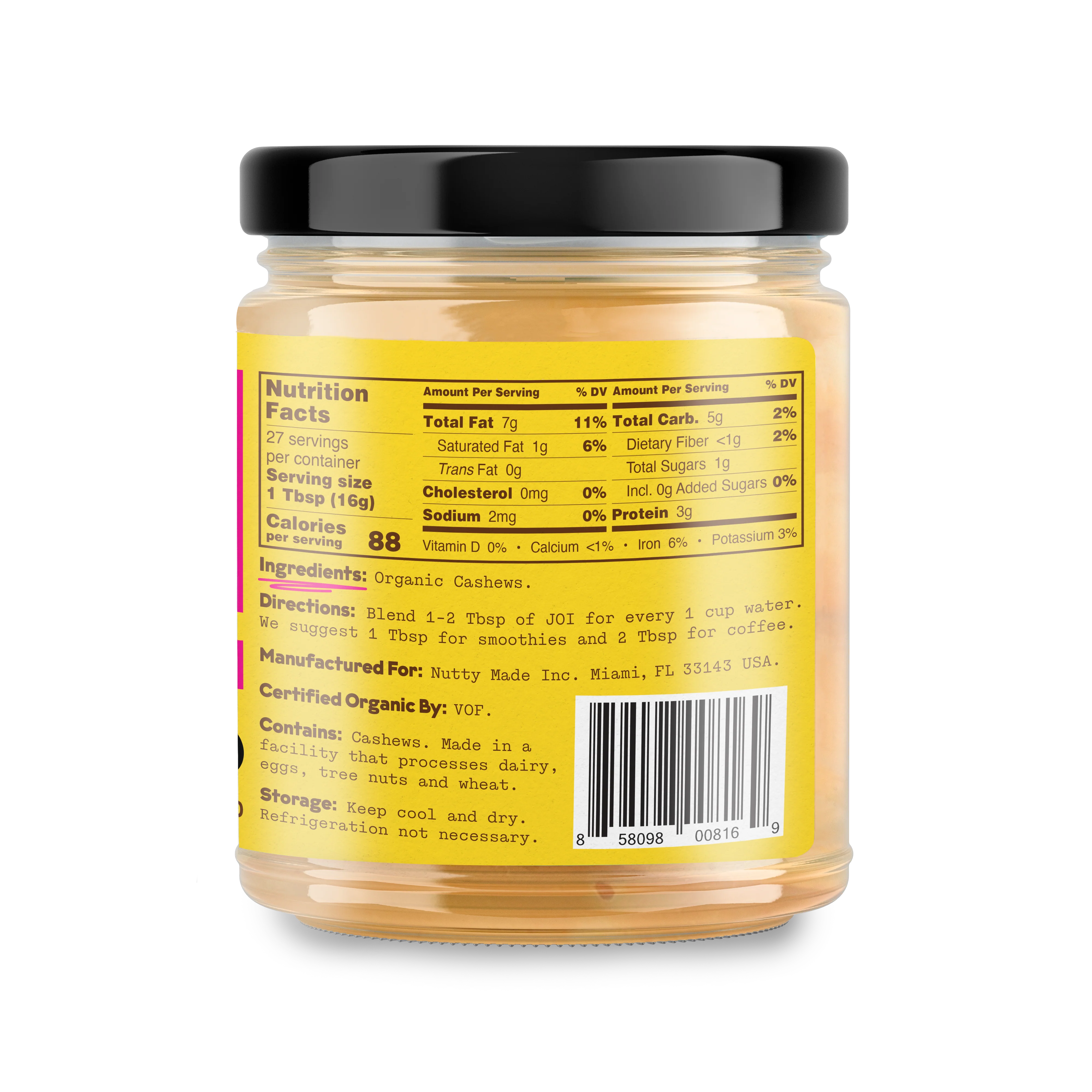 Organic Cashew Base 2-Pack by JOI - Image 3