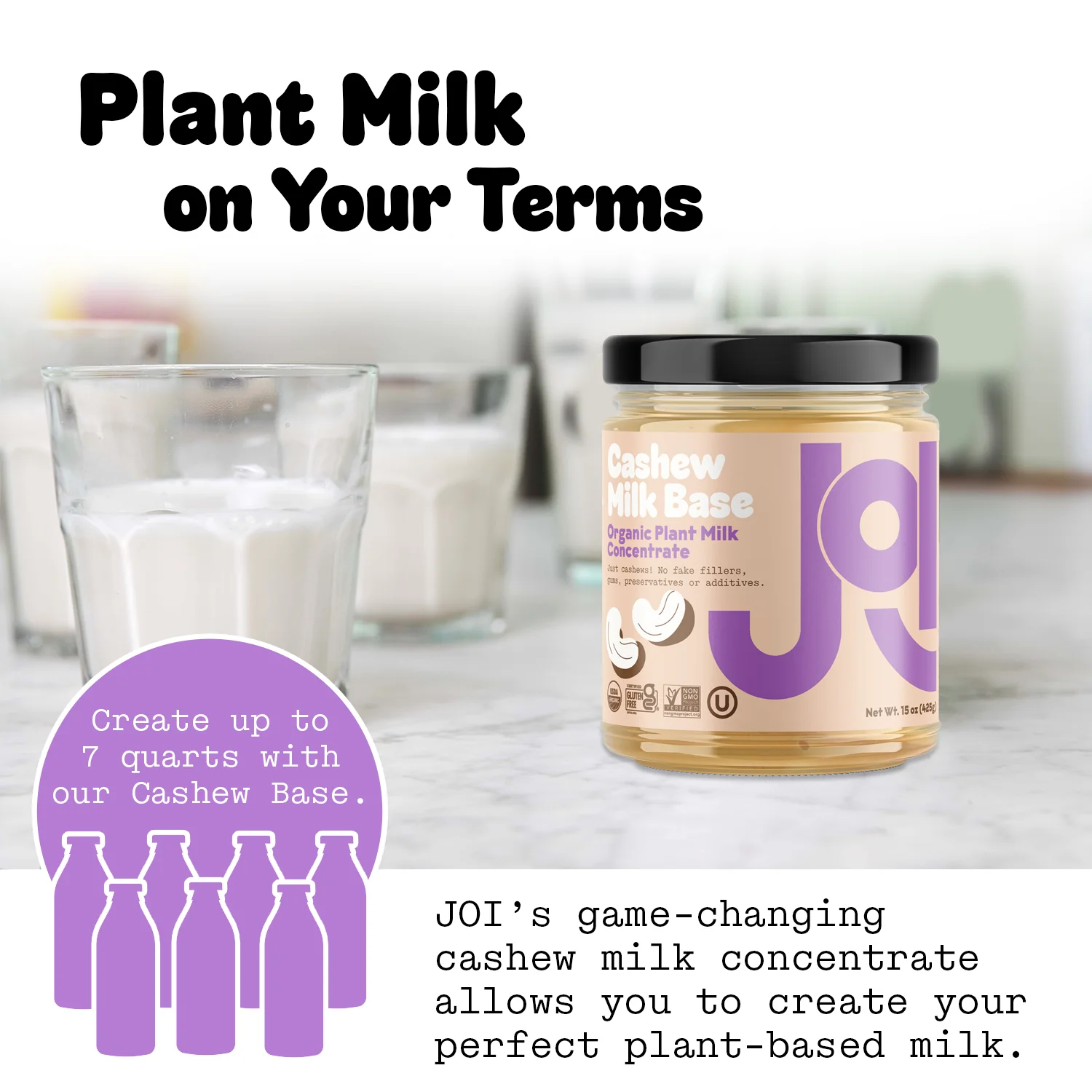 Organic Cashew Base 2-Pack by JOI - Image 5