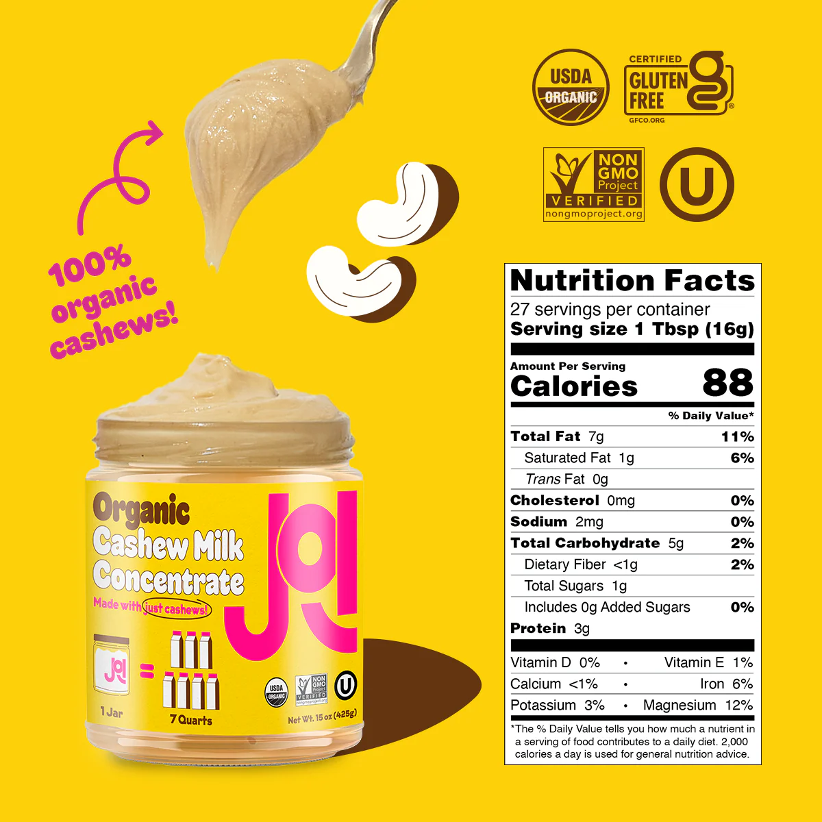 Organic Cashew Base 4-Pack by JOI - Image 4