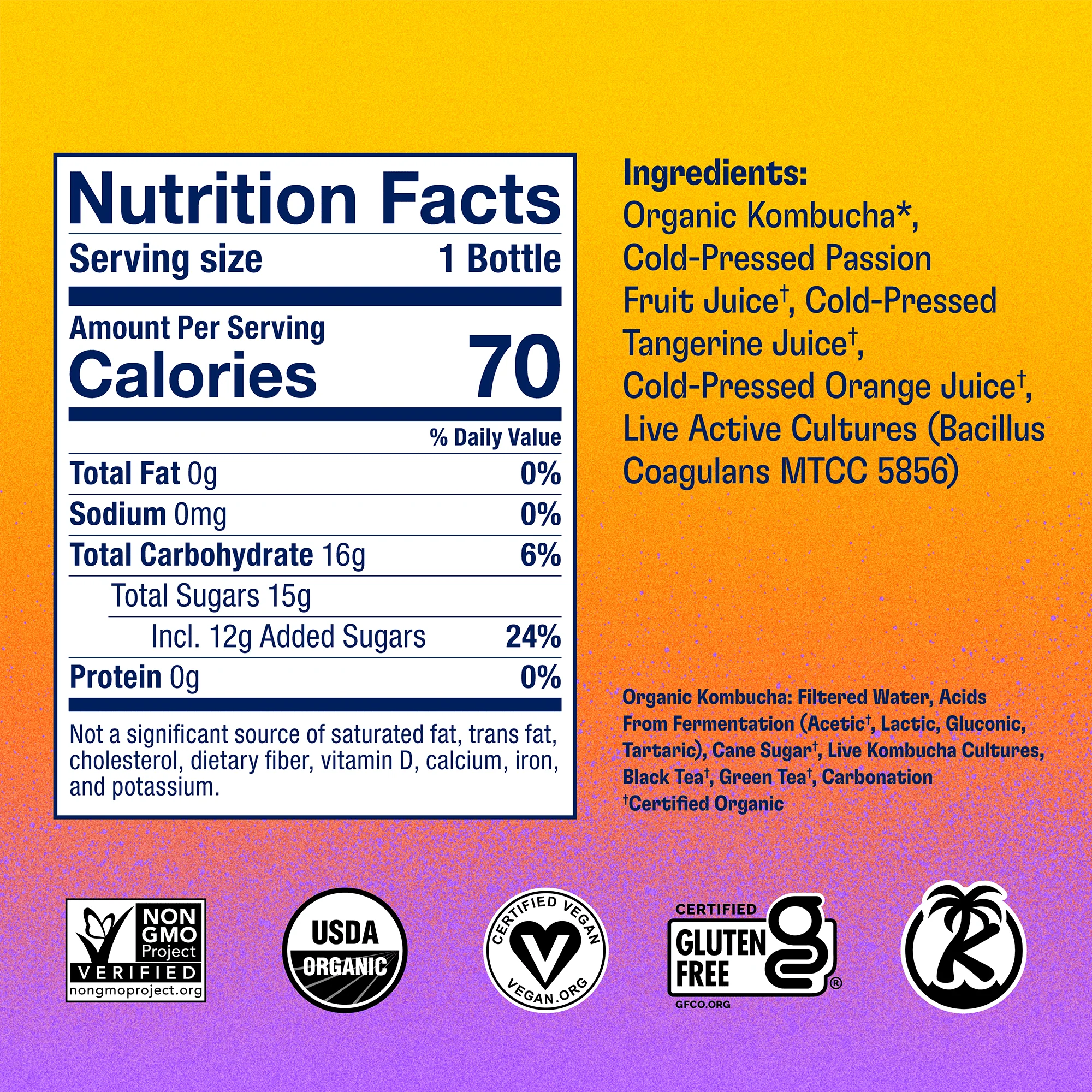Passion Fruit-Tangerine Kombucha - Image 10