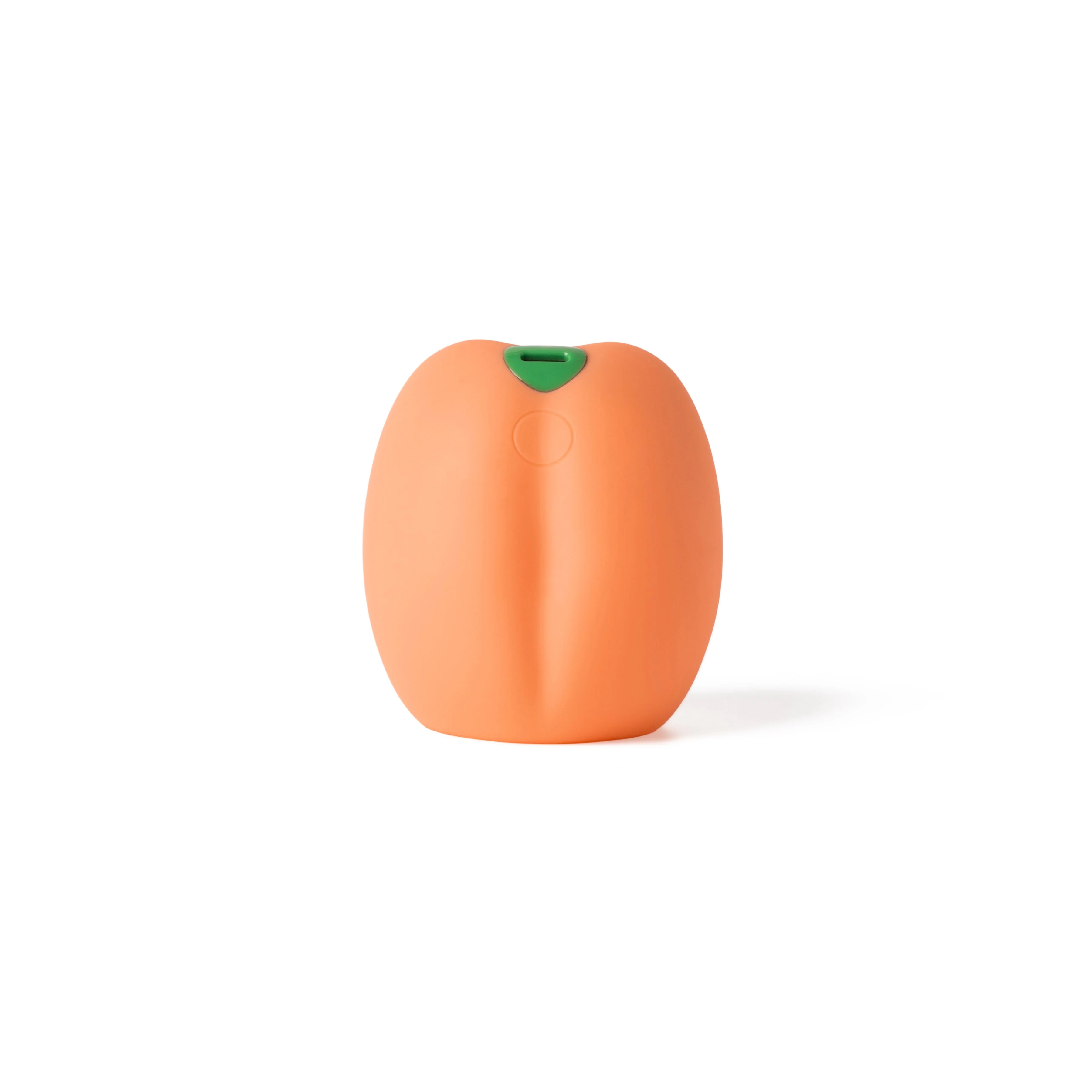 Peach Emojibator Vibrating Stroker by Dame Products