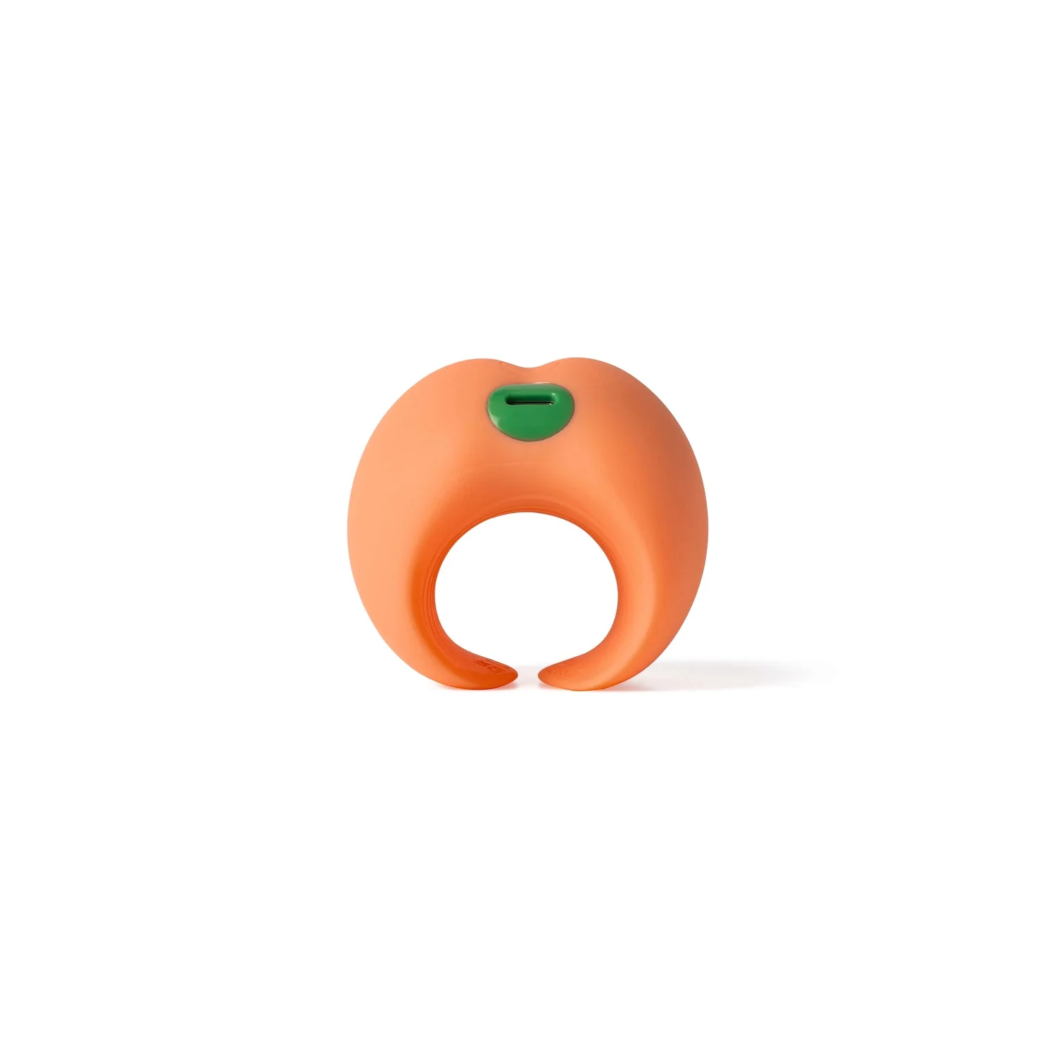 Peach Emojibator Vibrating Stroker by Dame Products - Image 6