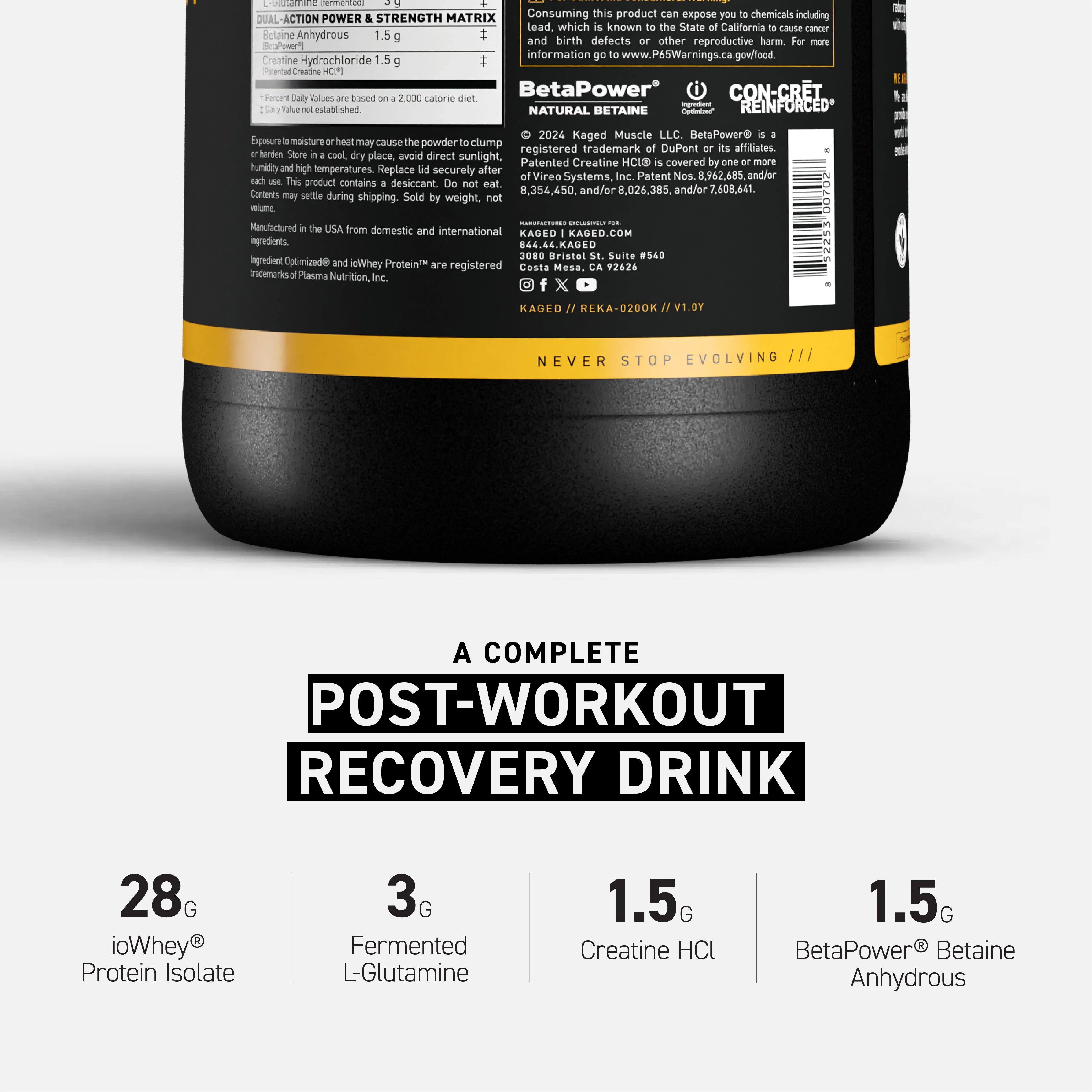 Post-Workout Protein (Re-Kaged) - Image 4