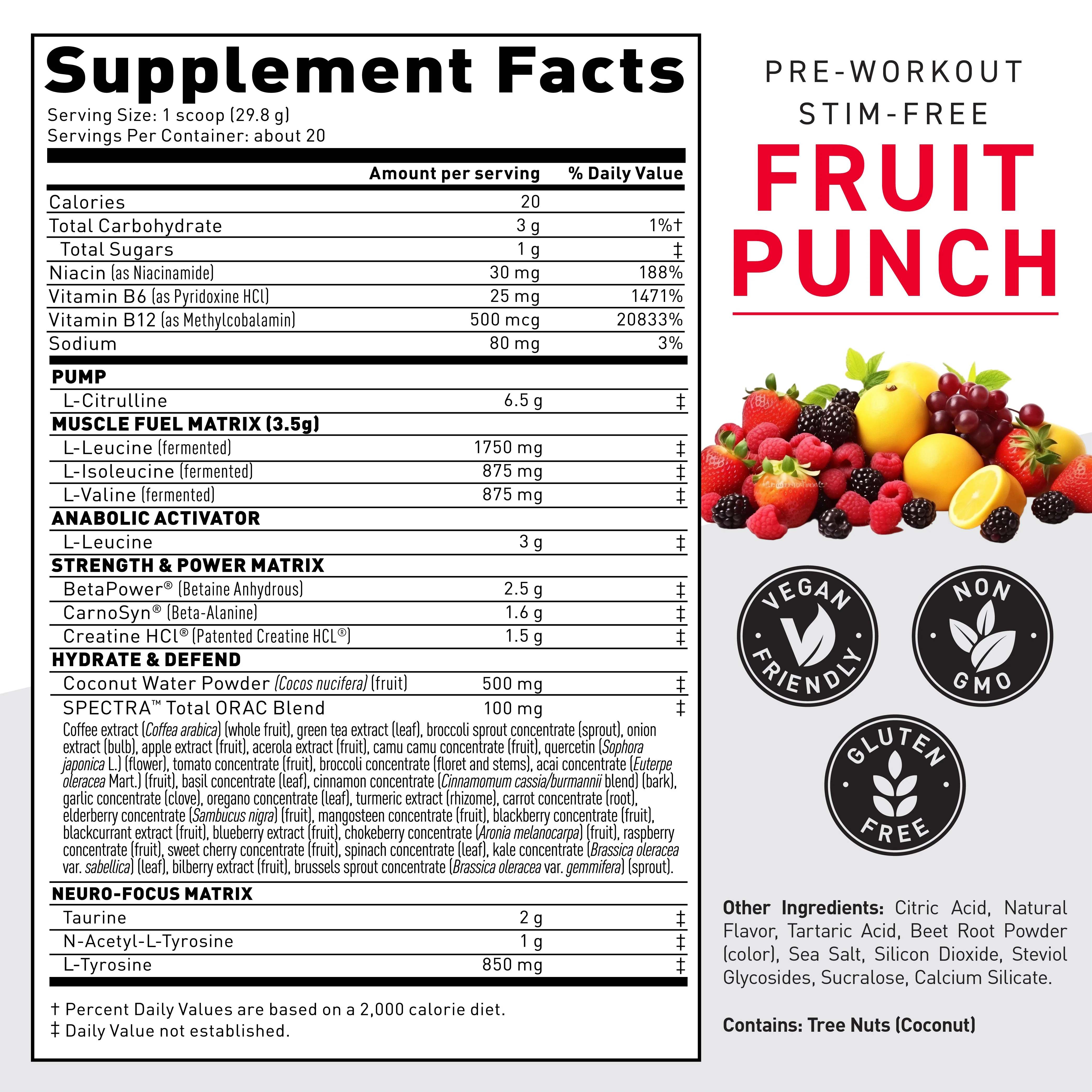 Pre-Workout (Pre-Kaged) Stim Free - Image 2