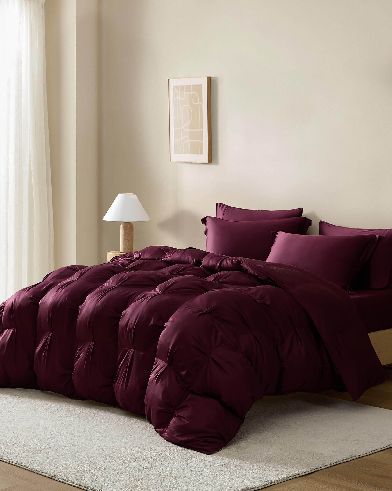Premium Bamboo Bubble Comforter Bundle - Image 2