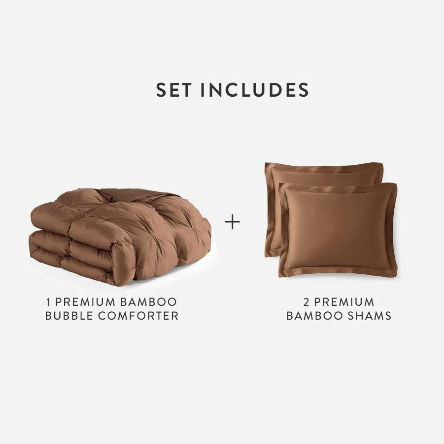 Premium Bamboo Bubble Comforter Bundle - Image 30