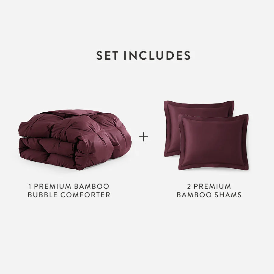 Premium Bamboo Bubble Comforter Bundle - Image 4