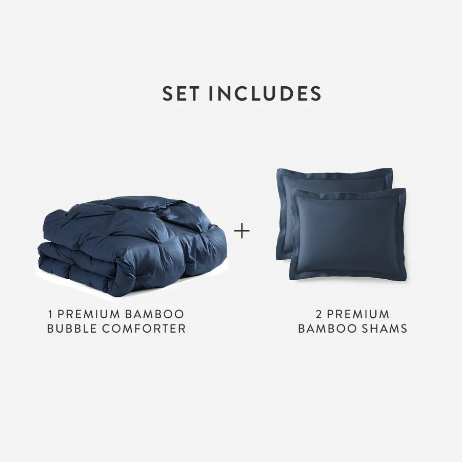 Premium Bamboo Bubble Comforter Bundle - Image 61