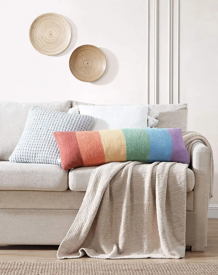 Rainbow Lumbar Pillow - Image 4
