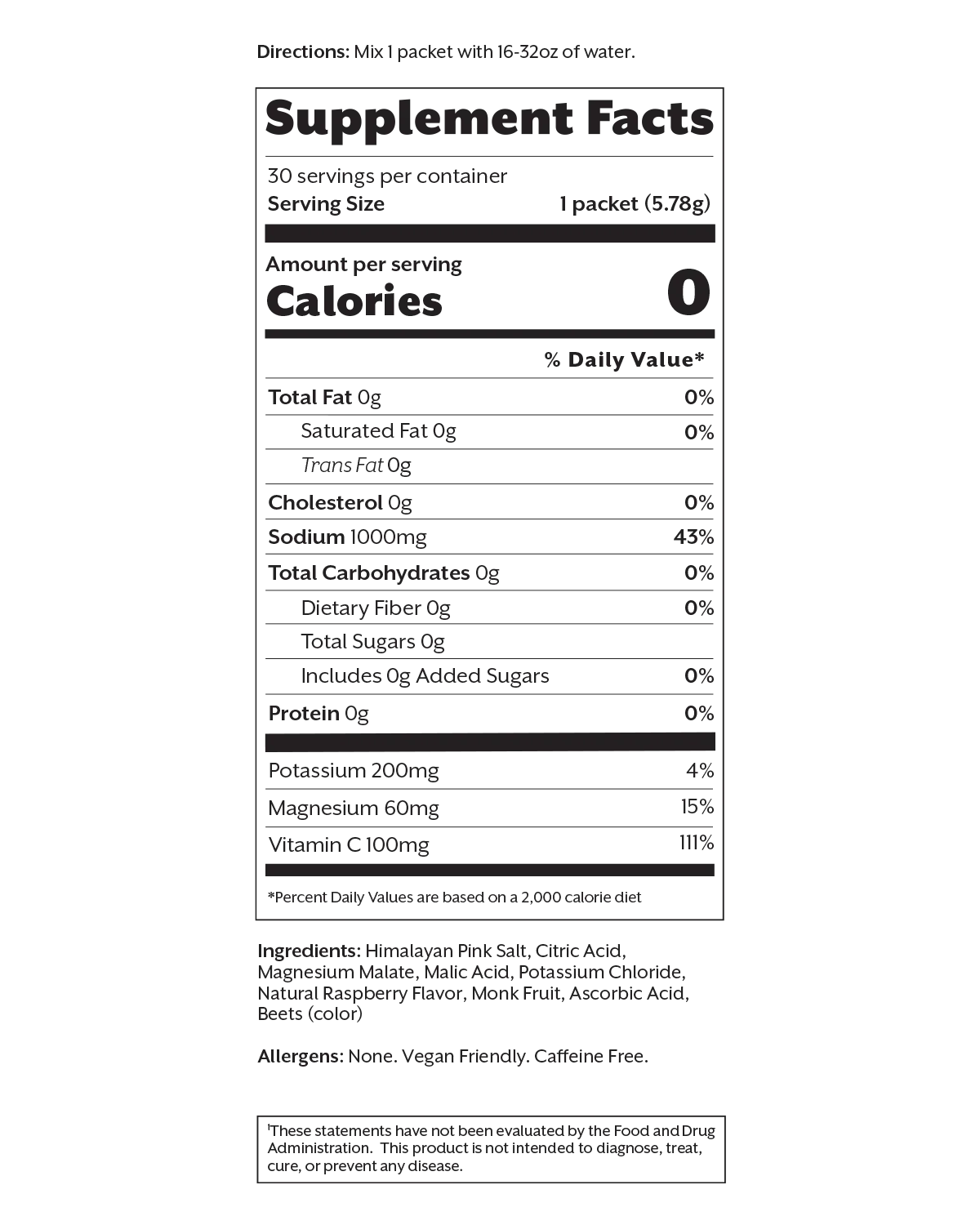 Raspberry Electrolyte Drink Mix - Image 4