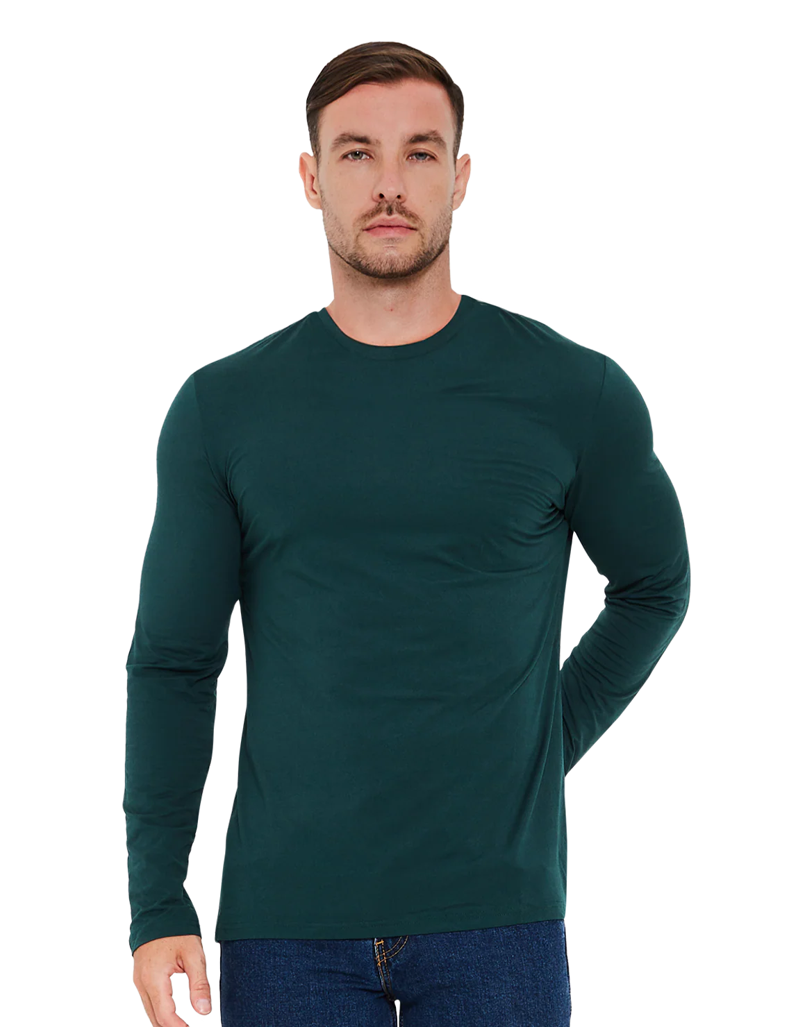 Re:Luxe Essential Long Sleeve Crew Neck - Classic Fit - Image 11
