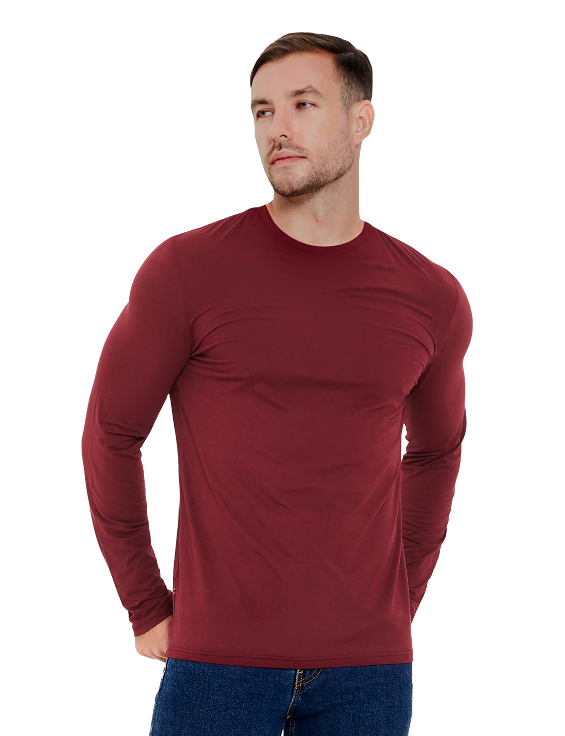Re:Luxe Essential Long Sleeve Crew Neck - Classic Fit - Image 9