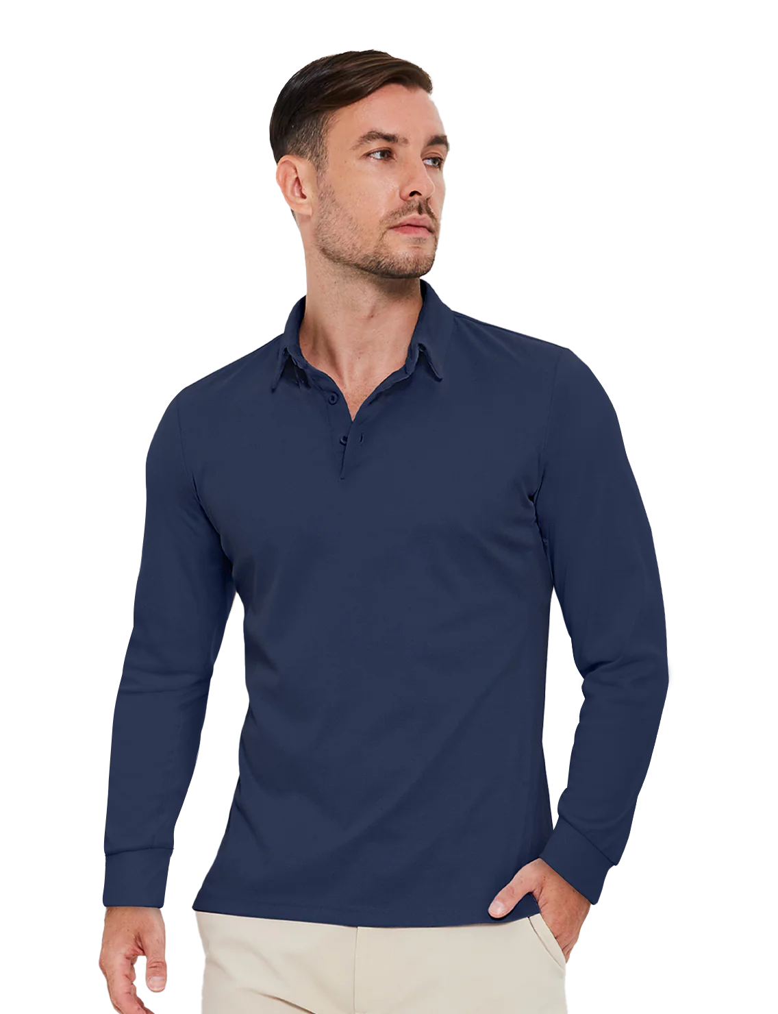 Reign Polo (Trim Fit) - Long Sleeve - Image 4