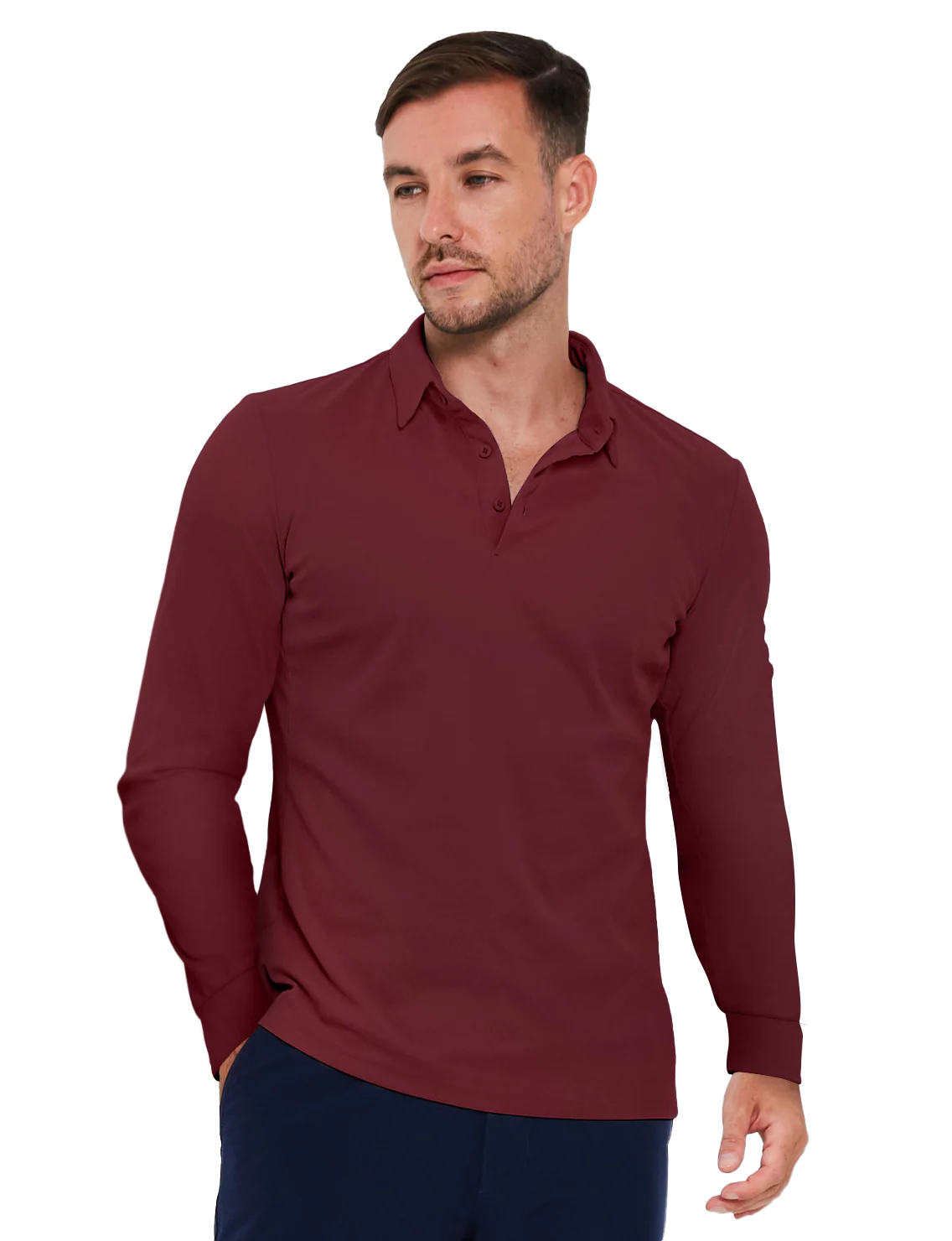 Reign Polo (Trim Fit) - Long Sleeve - Image 6