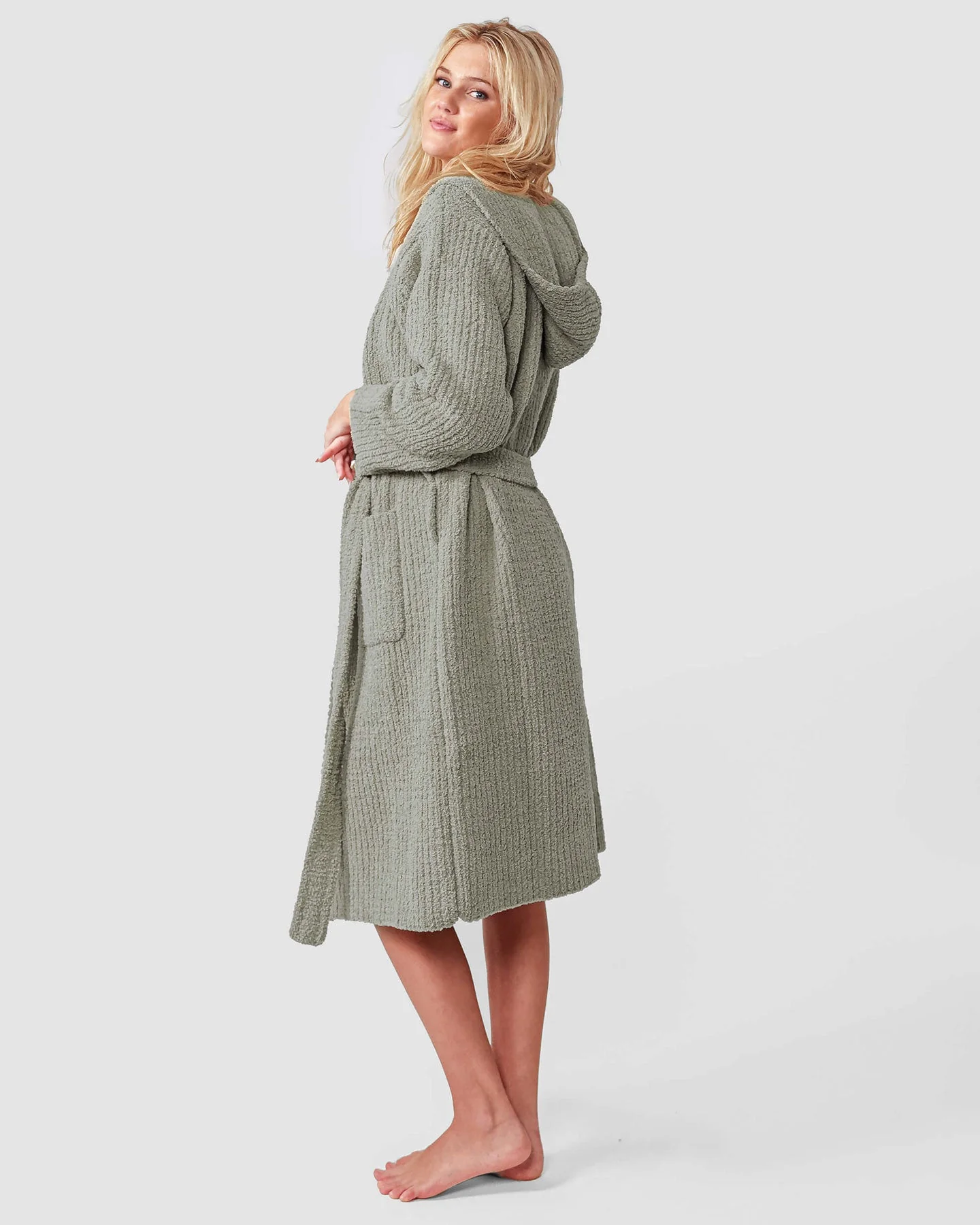 Ribbed Hooded Robe - Image 10