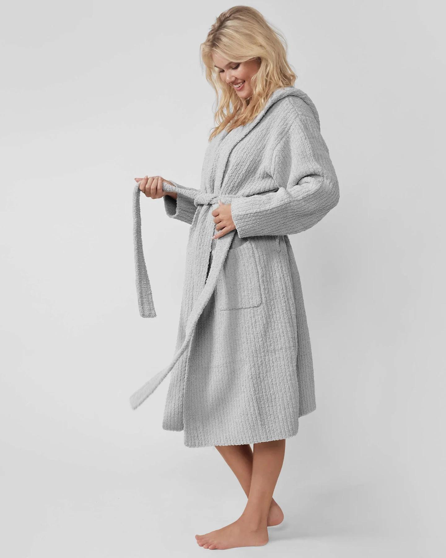 Ribbed Hooded Robe - Image 18