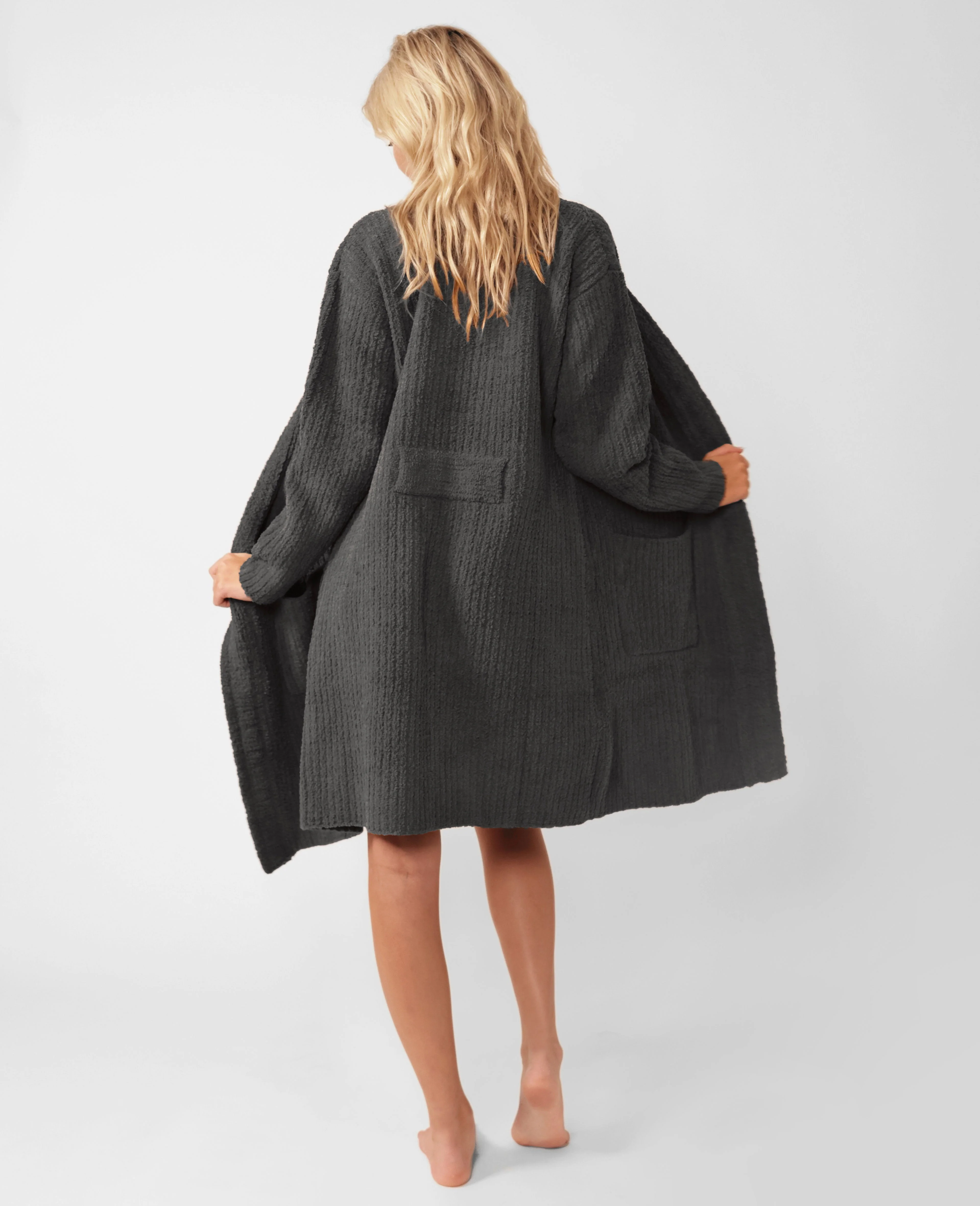 Snug Ribbed Cardigan Robe | Last Chance - Image 13