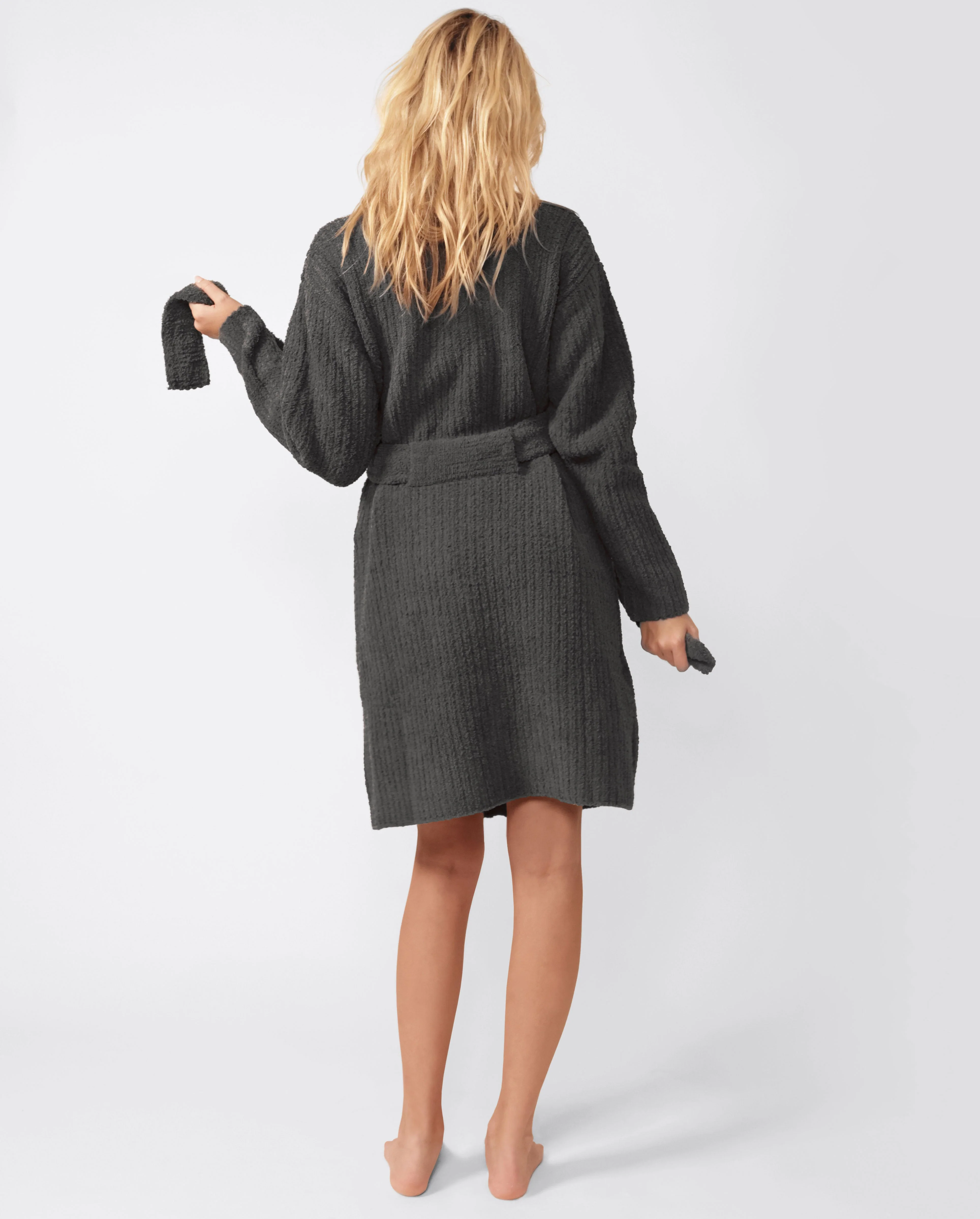 Snug Ribbed Cardigan Robe | Last Chance - Image 14