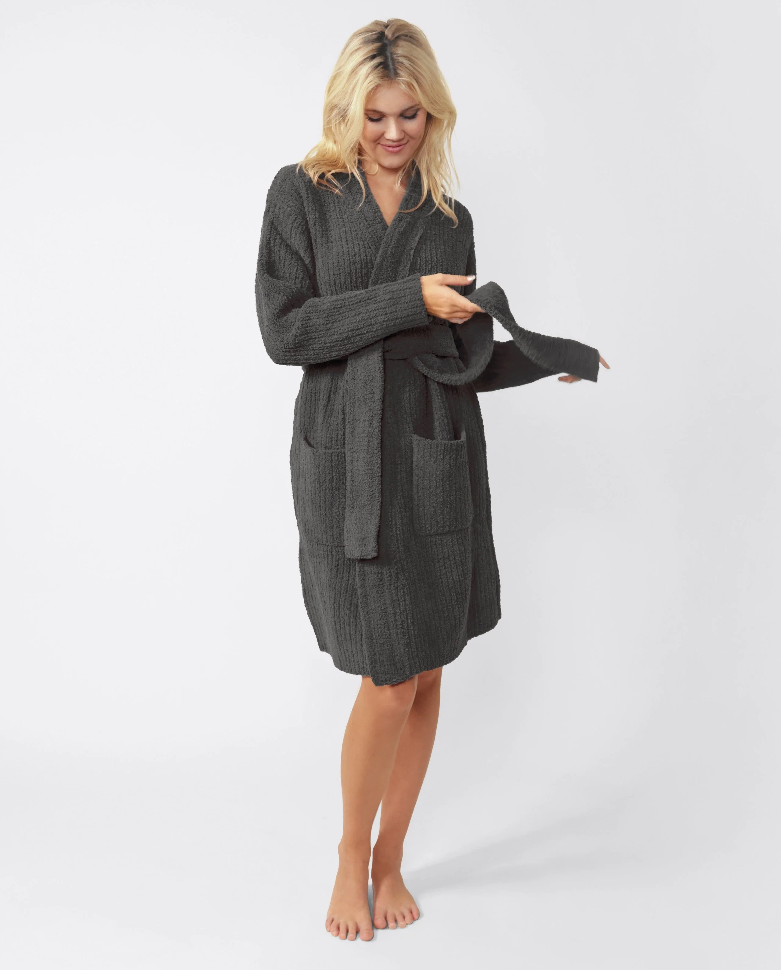 Snug Ribbed Cardigan Robe | Last Chance - Image 15