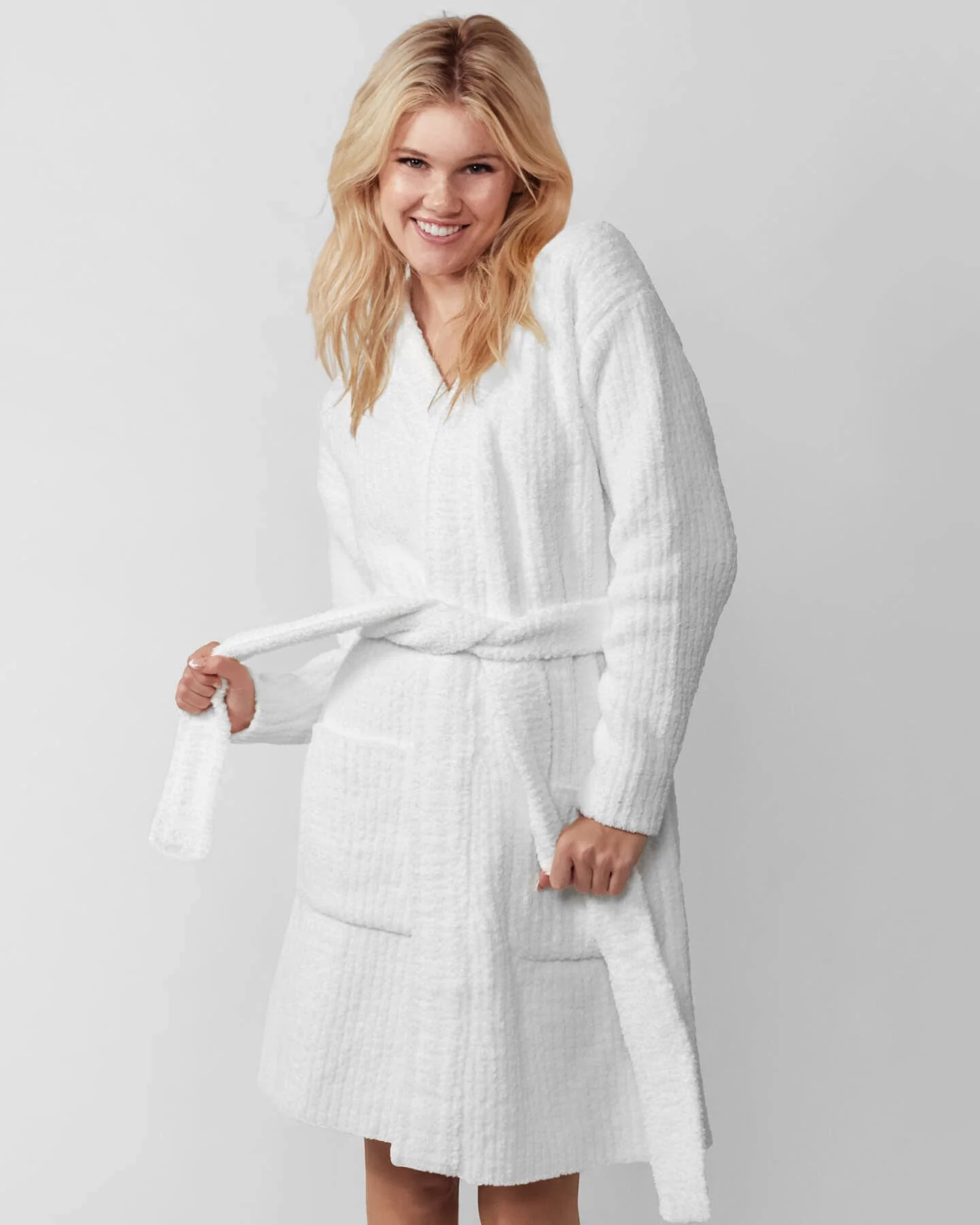 Snug Ribbed Cardigan Robe | Last Chance - Image 17